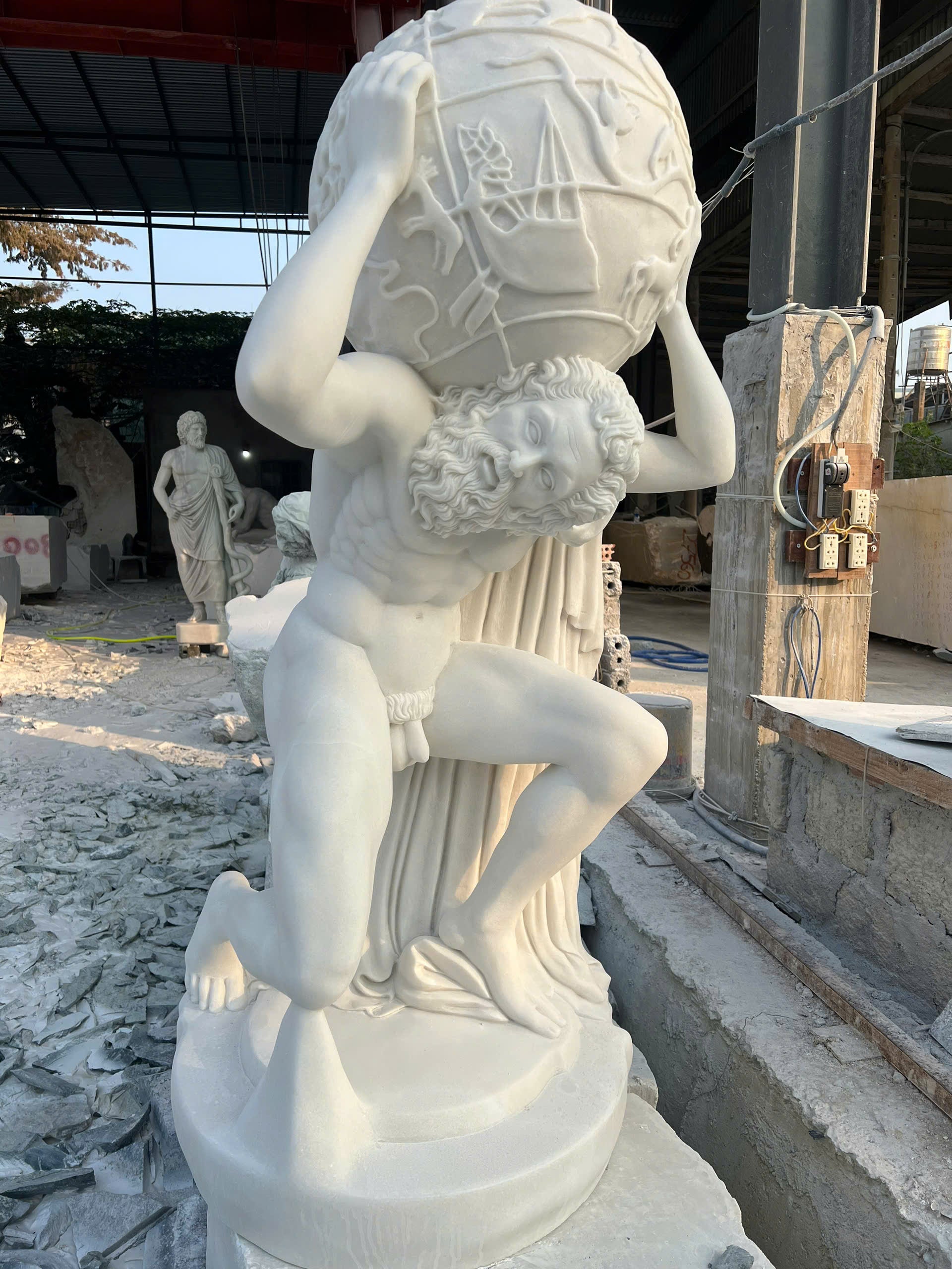 Atlas – Classical Marble Sculpture
