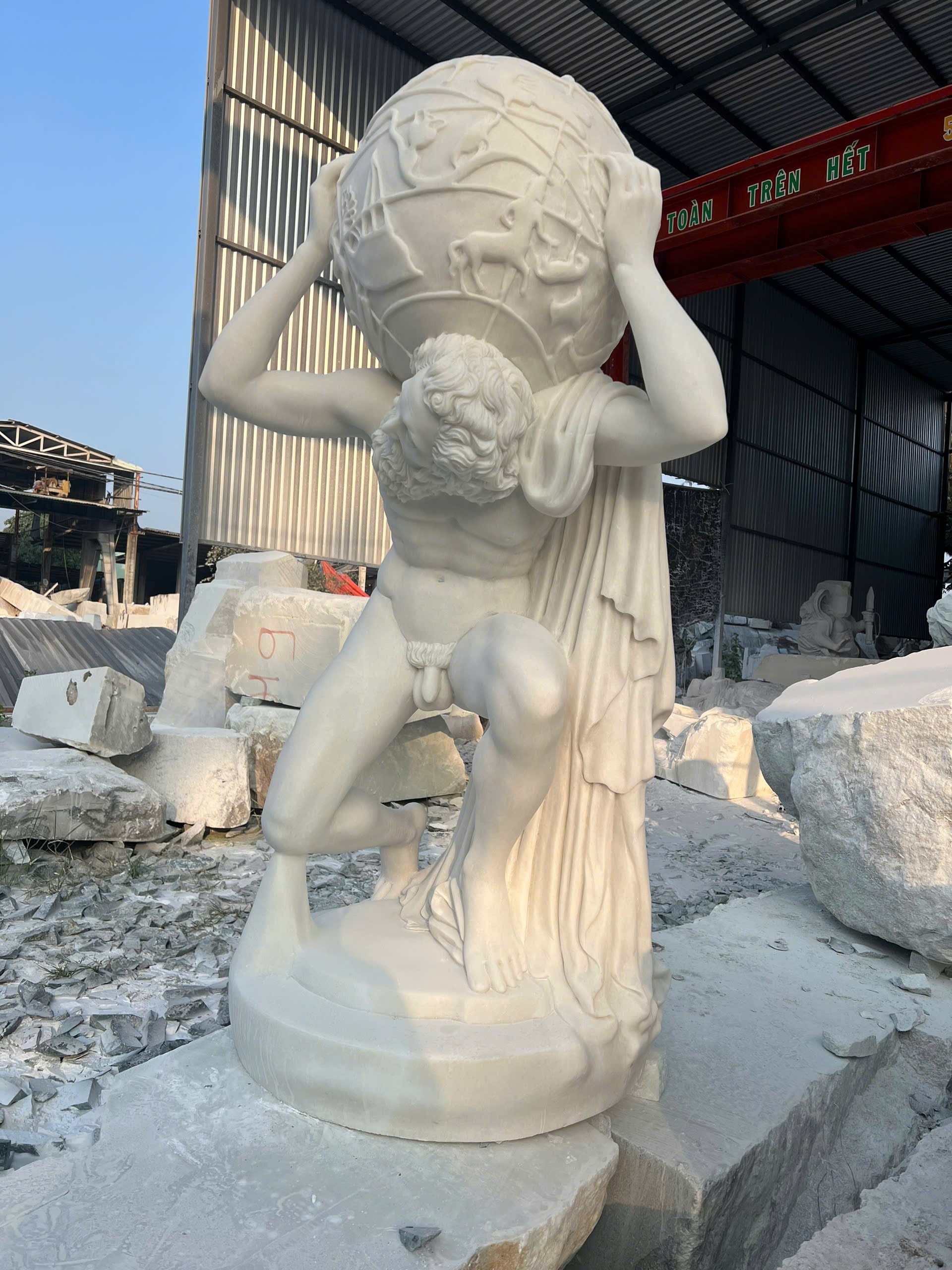 Atlas – Classical Marble Sculpture