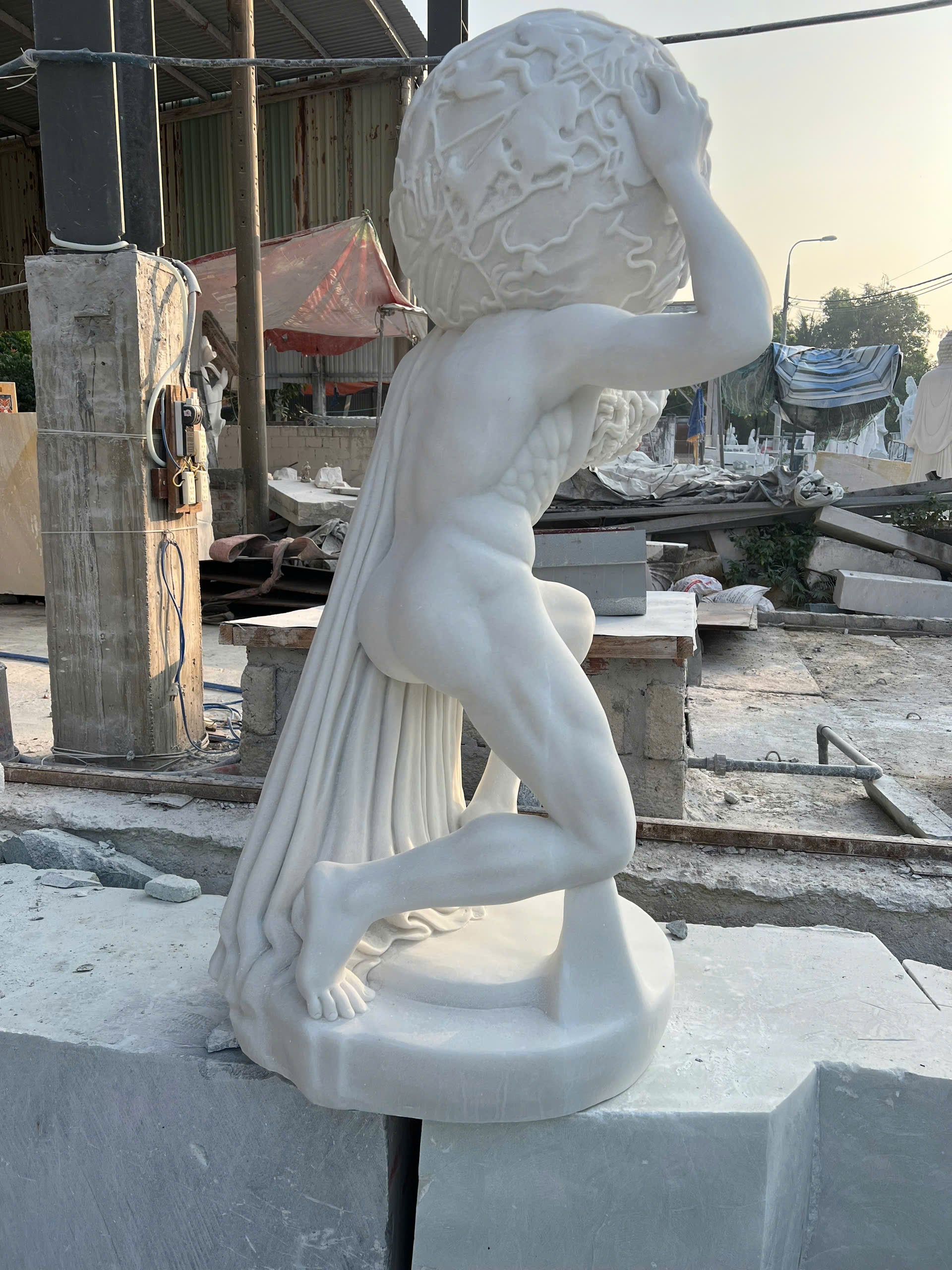 Atlas – Classical Marble Sculpture