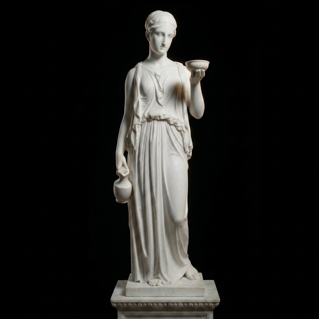 Hebe by Bertel Thorvaldsen – Classical Marble Sculpture