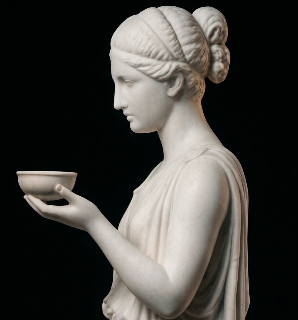 Hebe by Bertel Thorvaldsen – Classical Marble Sculpture