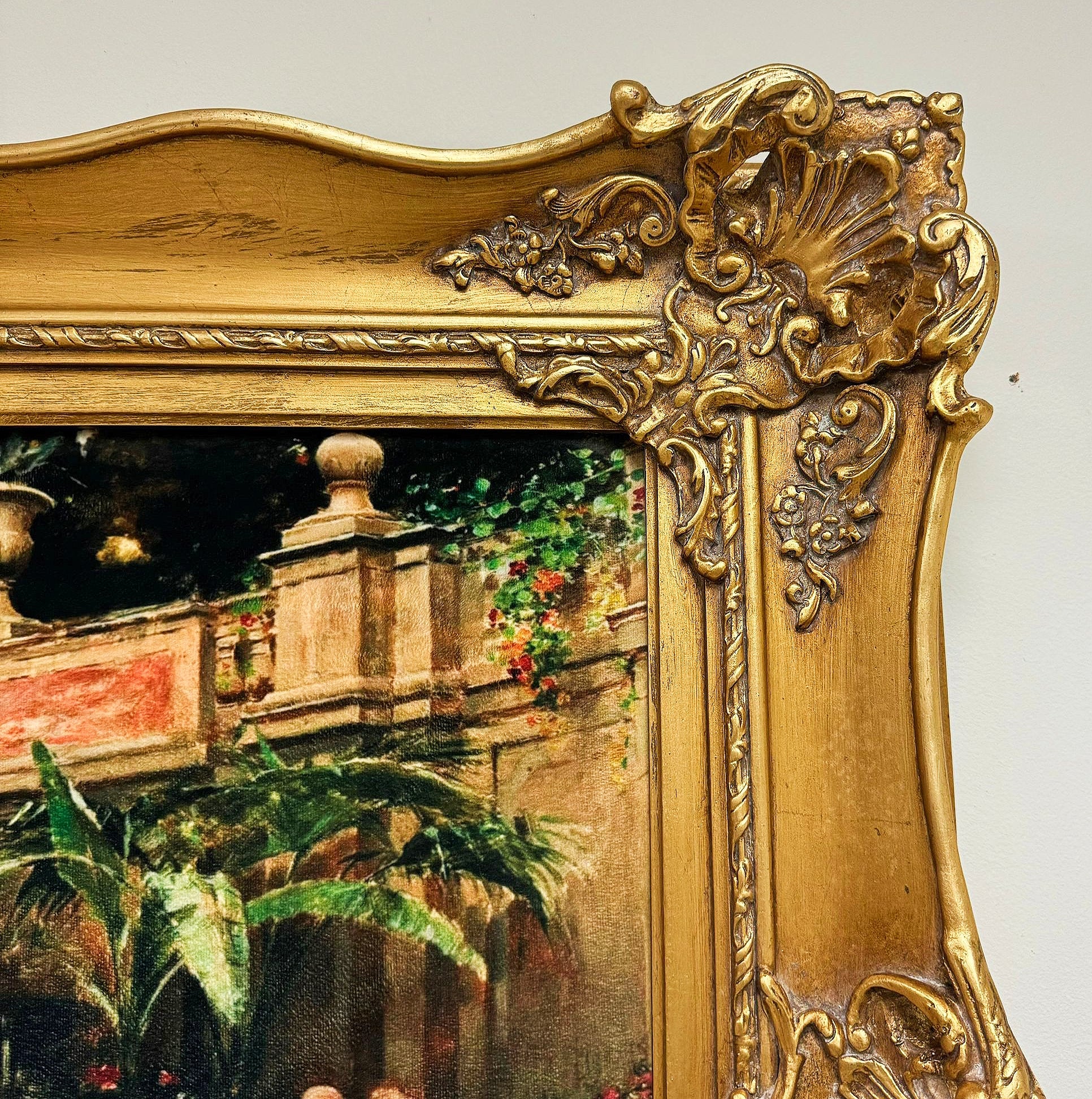 Wall Art Print Wall Painting Print *Print on Cotton Fabric* Old Picture