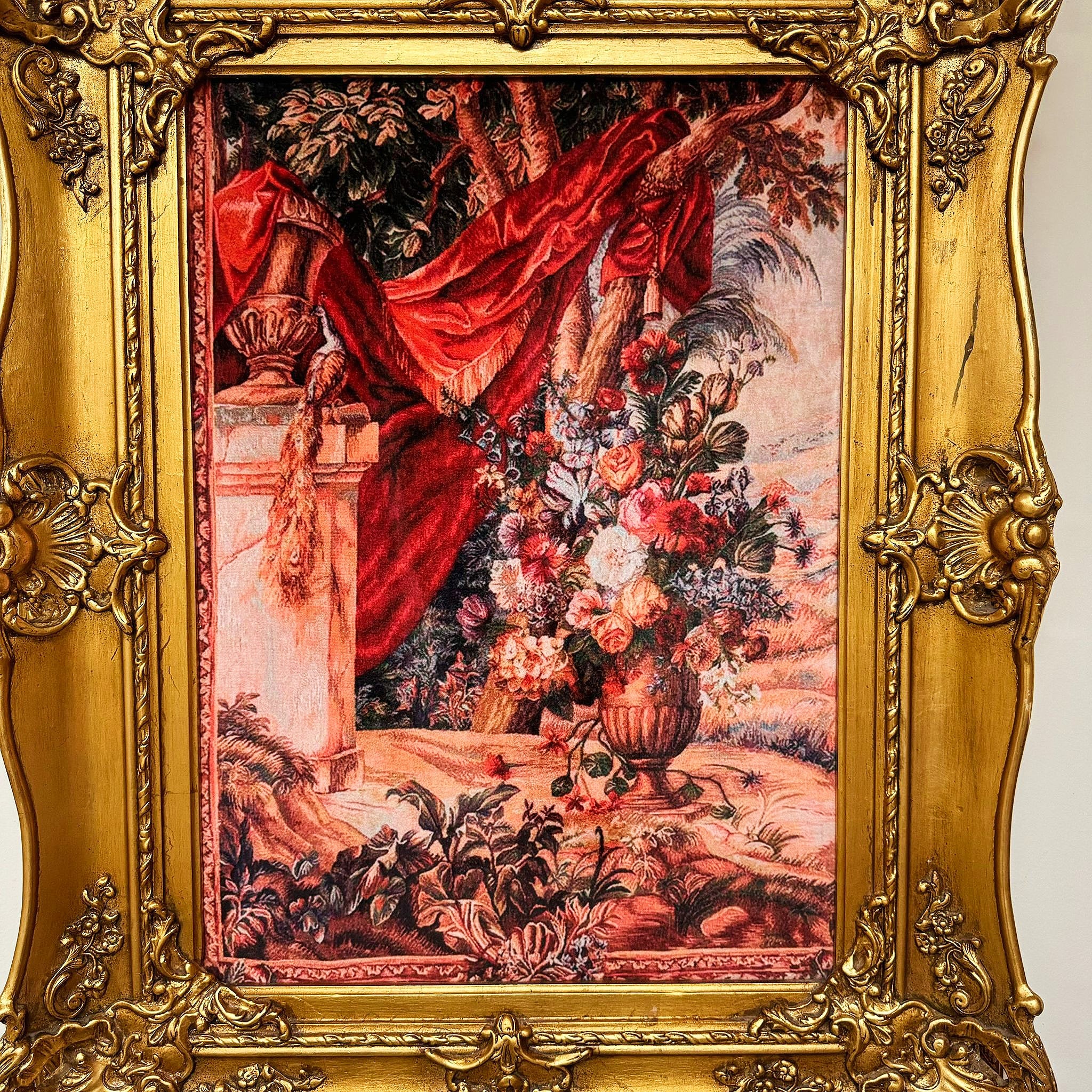 Wall Print Art for Living Room - 35.5" on Premium Cotton Fabric Home Decor