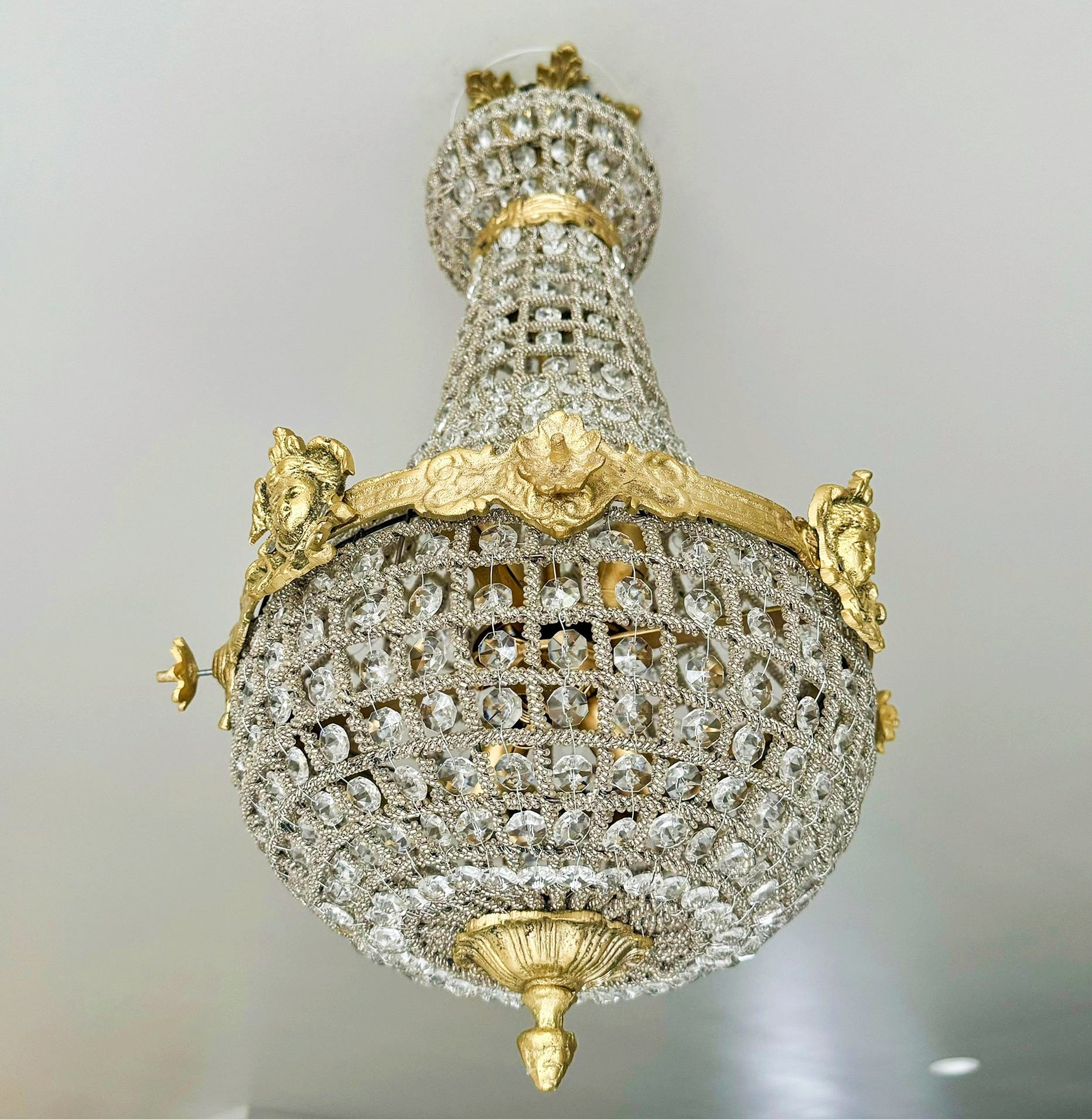 French Style Chandelier *2 Available* Gold Details Lighting Furniture