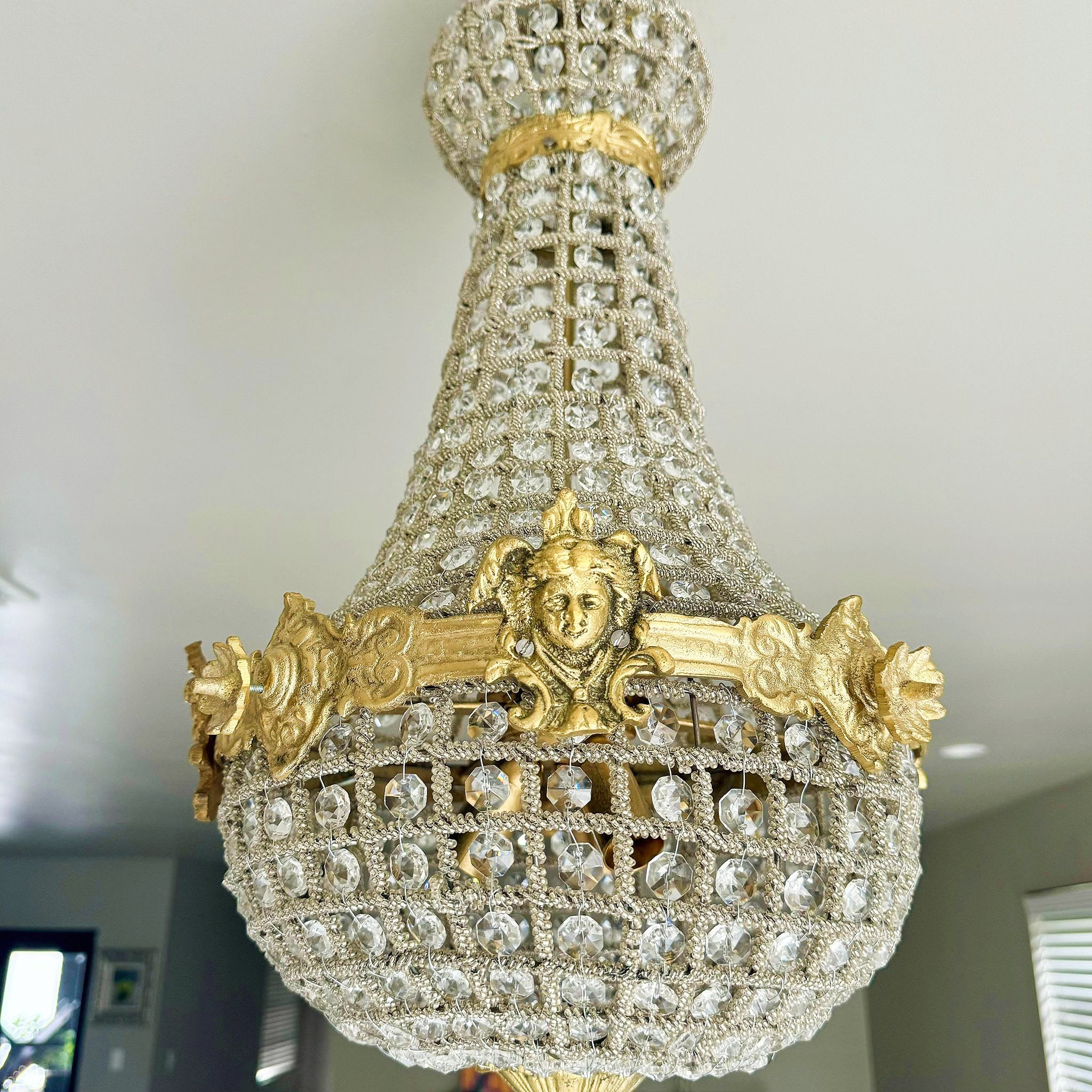 French Style Chandelier *2 Available* Gold Details Lighting Furniture