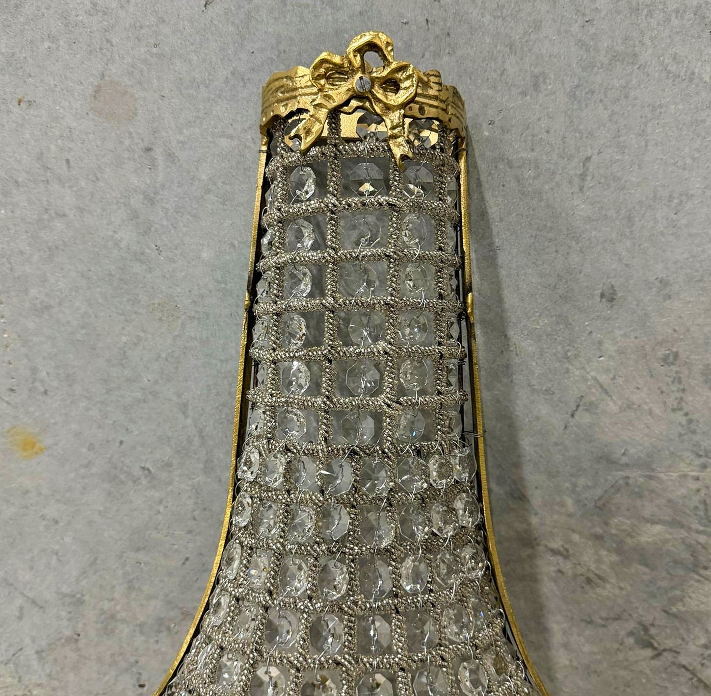 Basket Sconces *Set of 2* French Style Lighting Chandelier