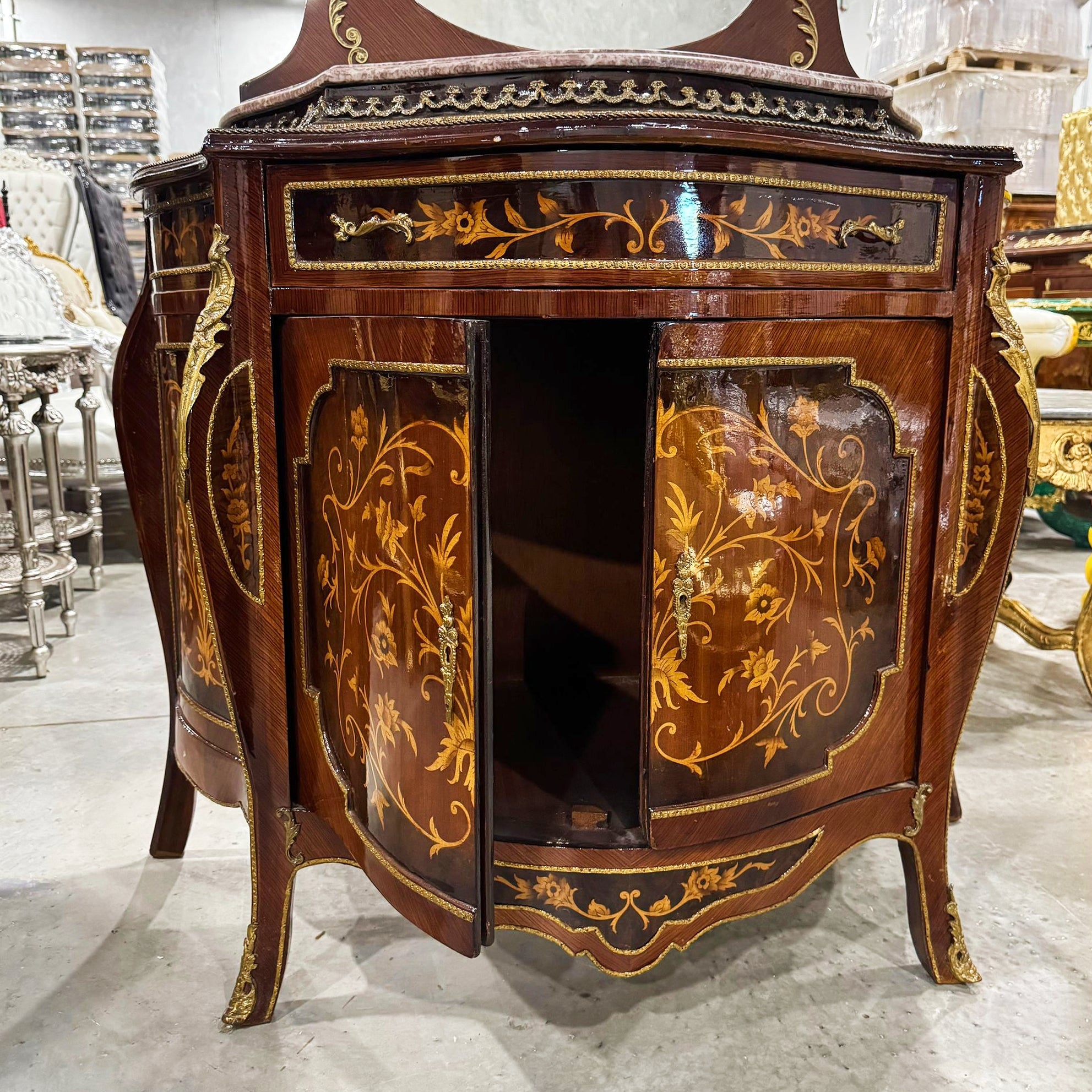 Commode Marble topped French Louis XVI Style Furniture Interior design