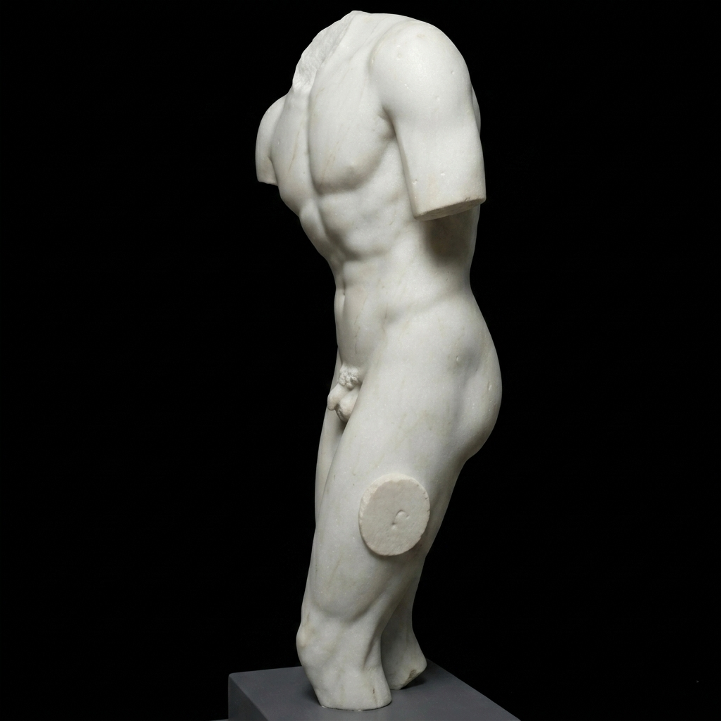 The Valentini Torso – Classical Marble Male Sculpture