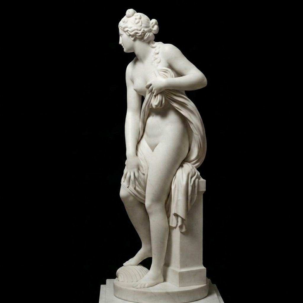Venus Rising from the Waves – Classical Marble Sculpture