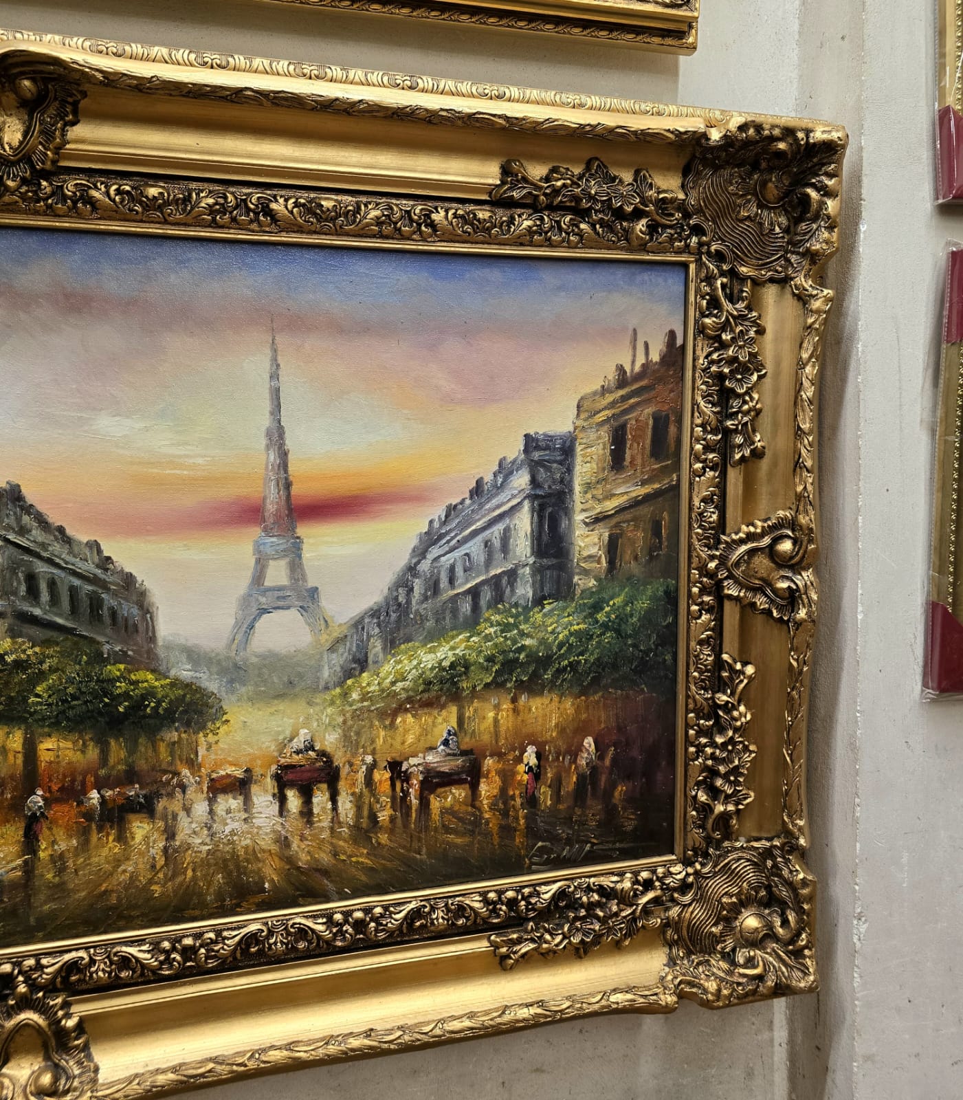 Wall Art Print on Cotton Fabric – Old Picture