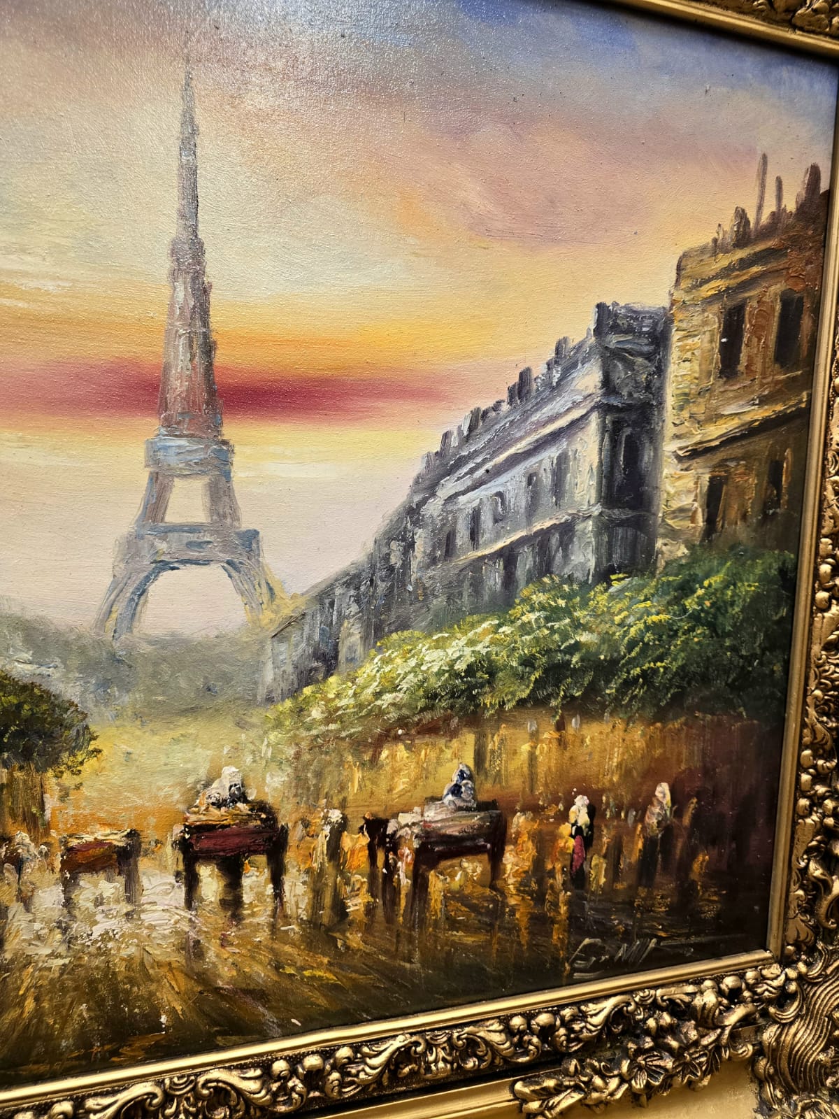 Wall Art Print on Cotton Fabric – Old Picture