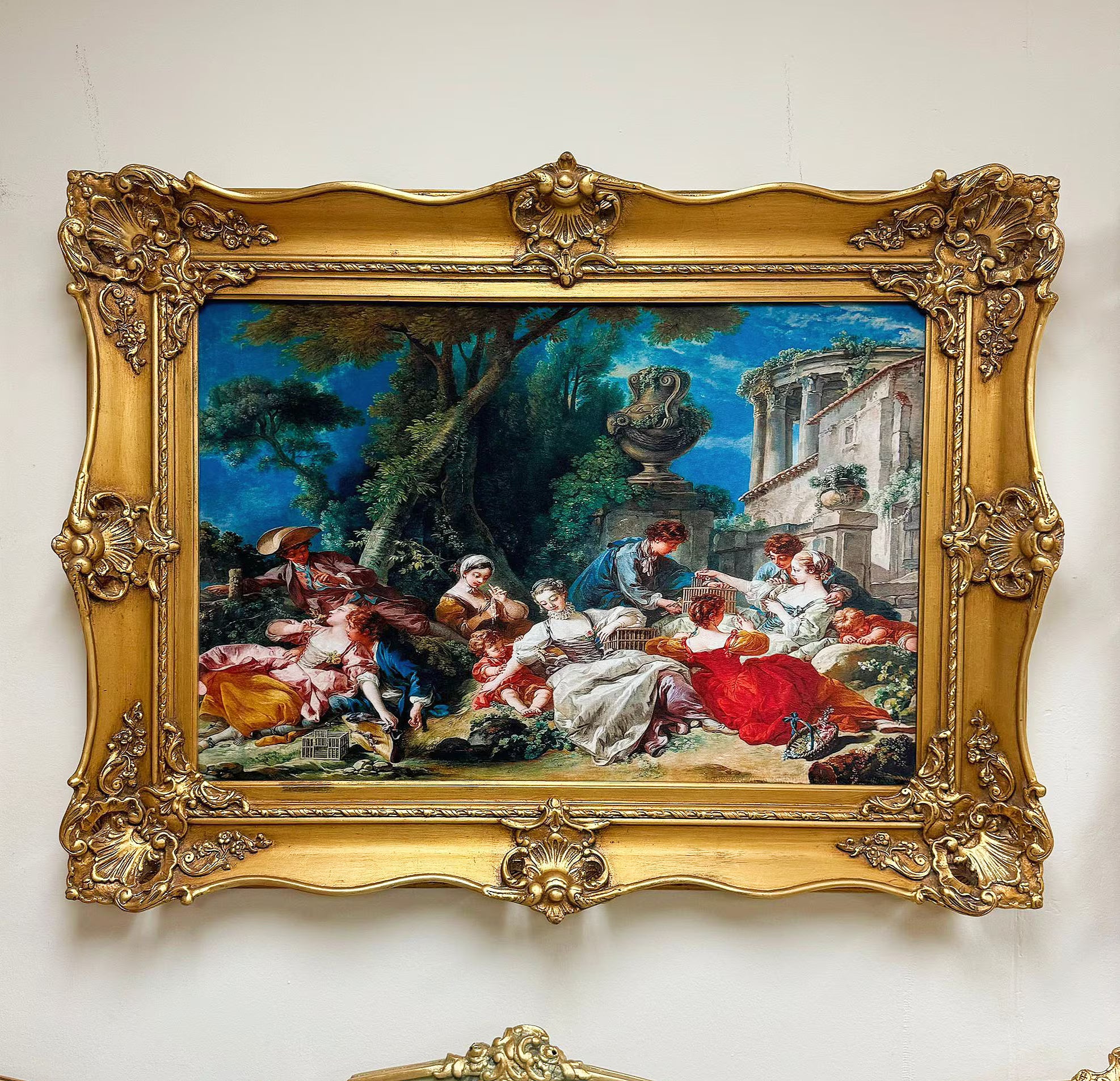 Wall Art Print on Cotton Fabric – Old Picture