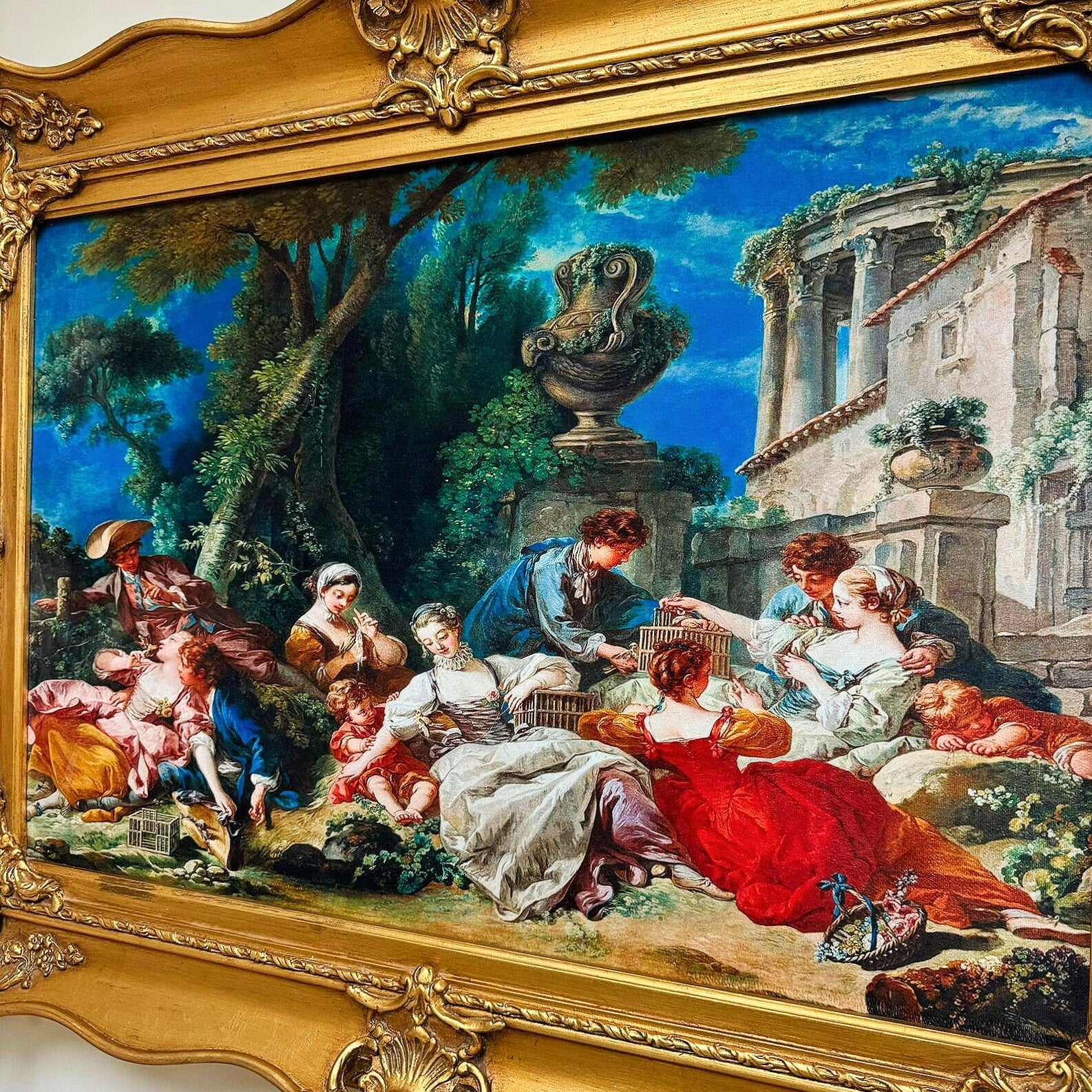 Wall Art Print on Cotton Fabric – Old Picture