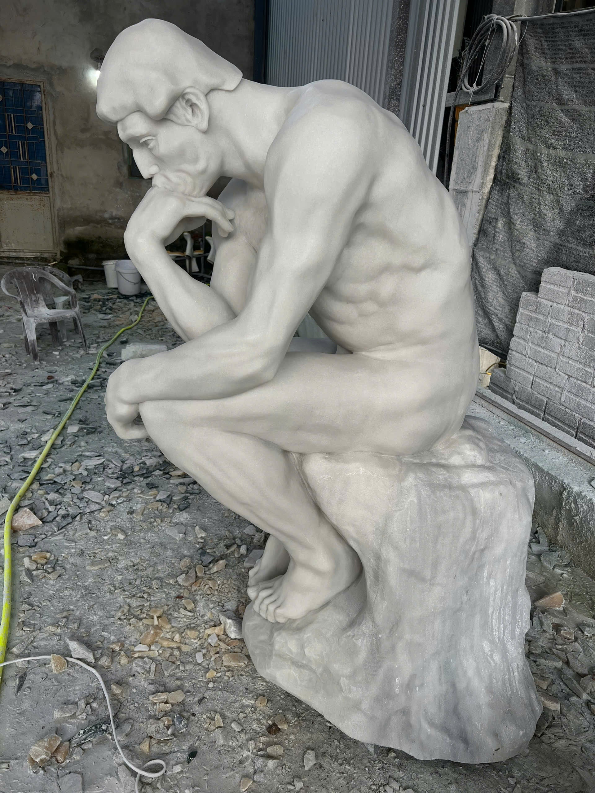 The Thinker – Classical Marble Figure Sculpture
