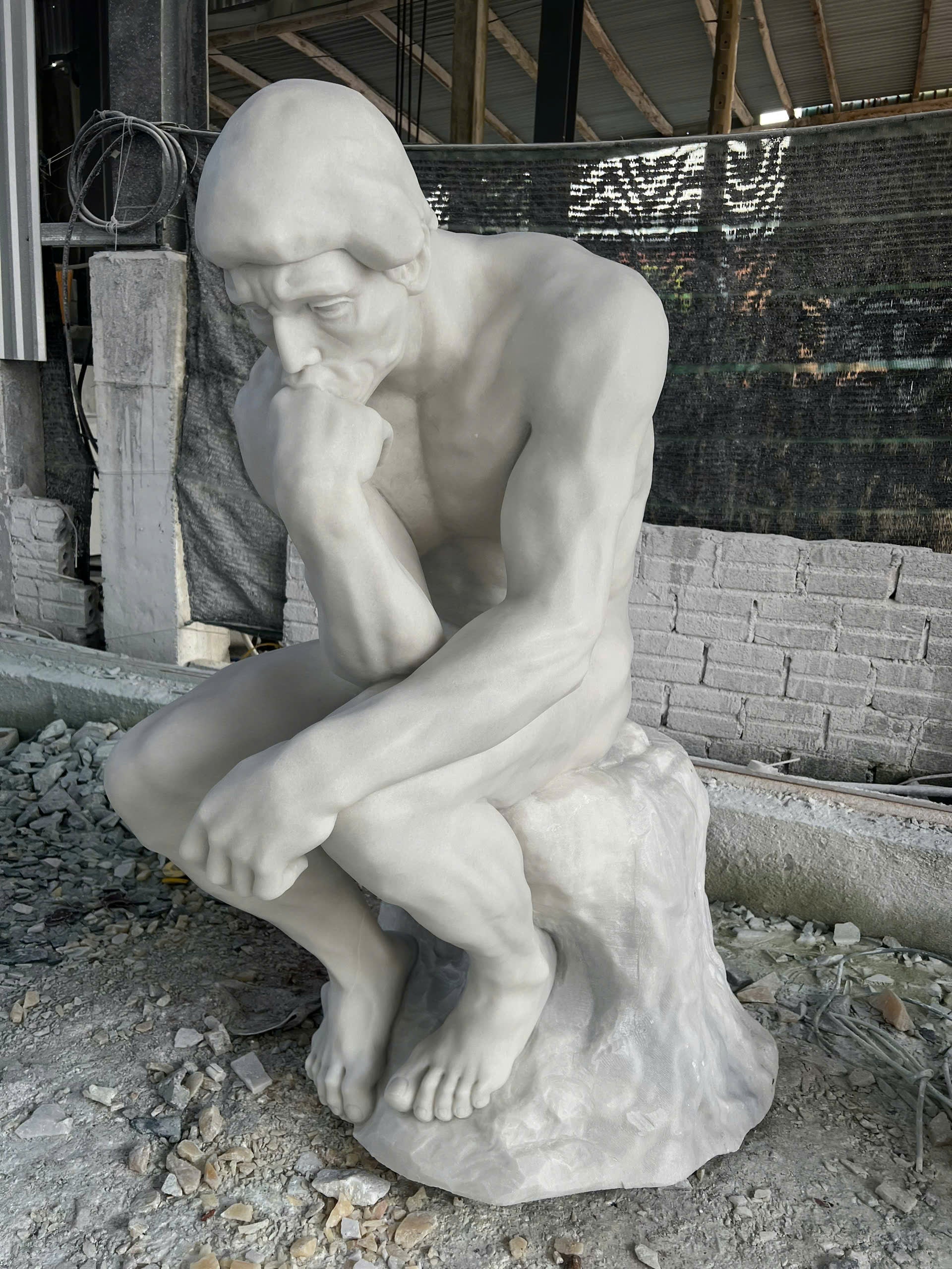 The Thinker – Classical Marble Figure Sculpture