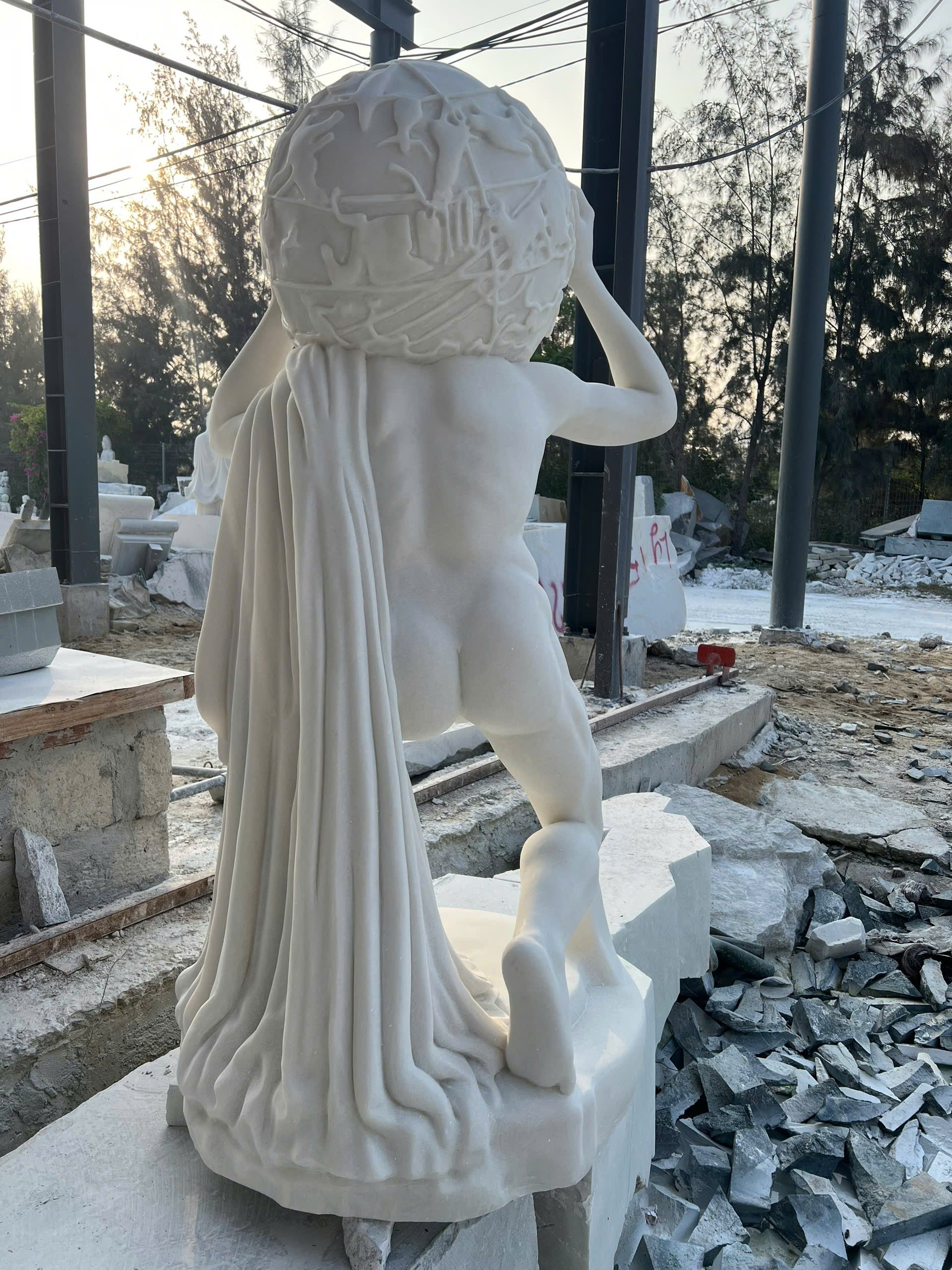 Atlas – Classical Marble Sculpture