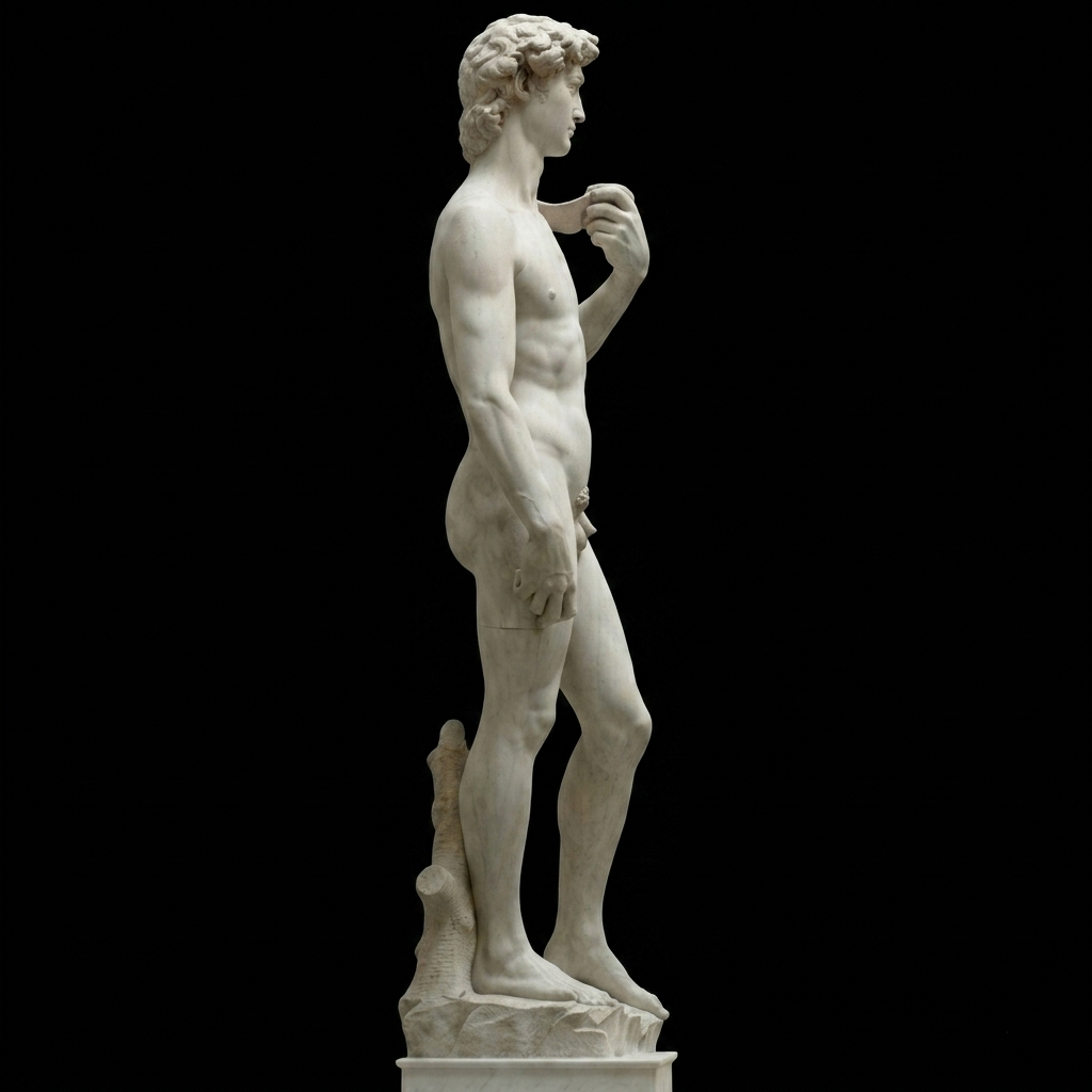 David – Classical Marble Statue