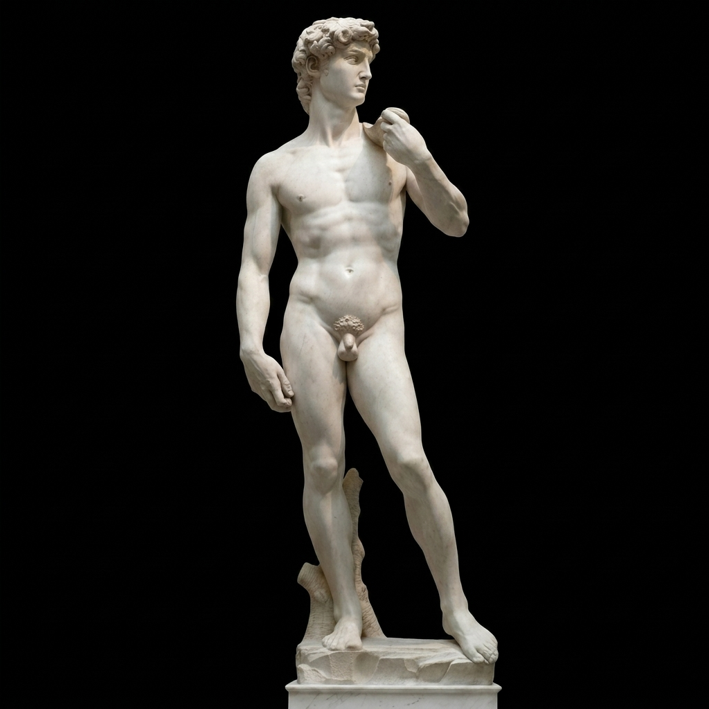 David – Classical Marble Statue