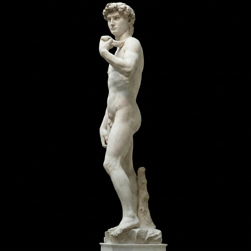 David – Classical Marble Statue