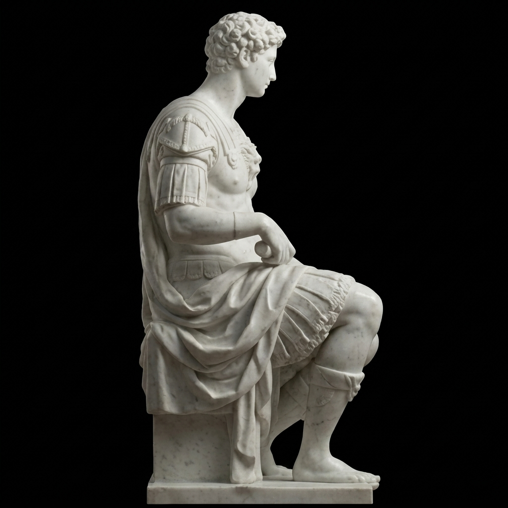 Giuliano de' Medici, Duke of Nemours – Marble Renaissance Sculpture