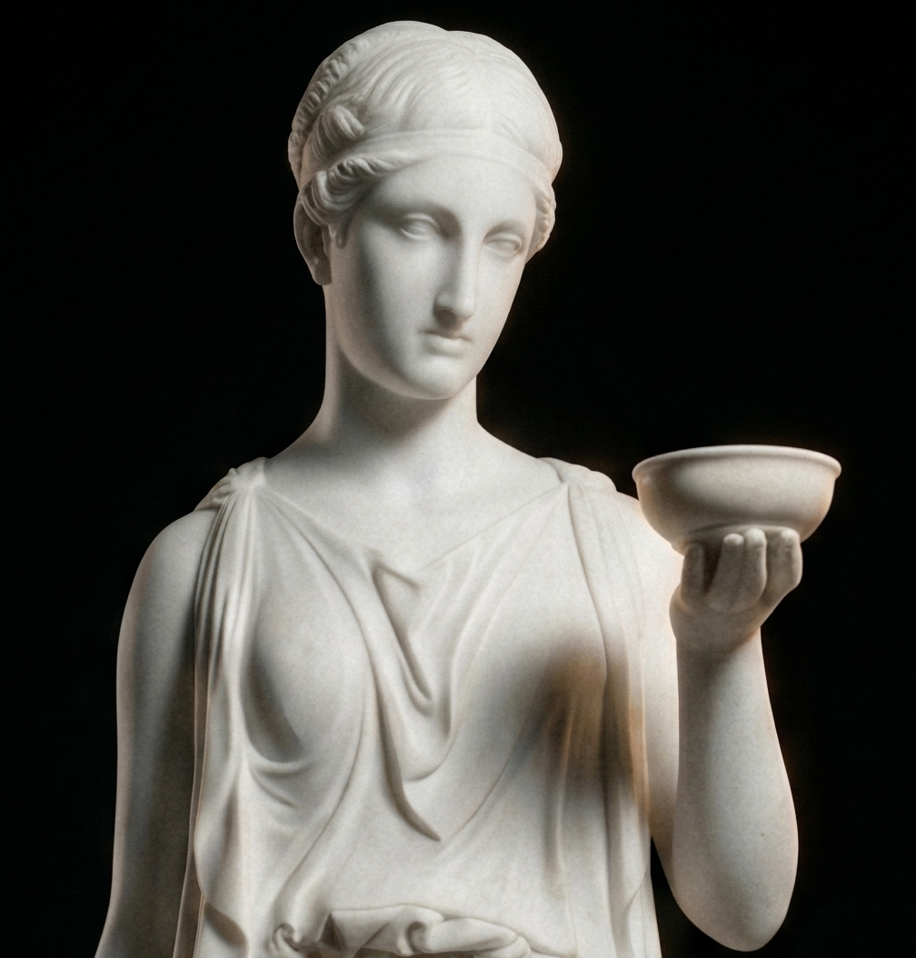 Hebe by Bertel Thorvaldsen – Classical Marble Sculpture
