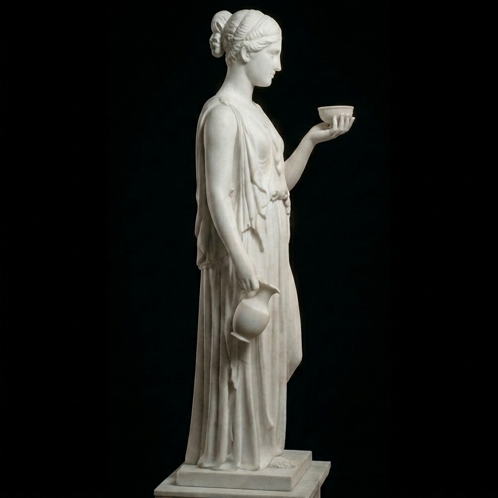Hebe by Bertel Thorvaldsen – Classical Marble Sculpture