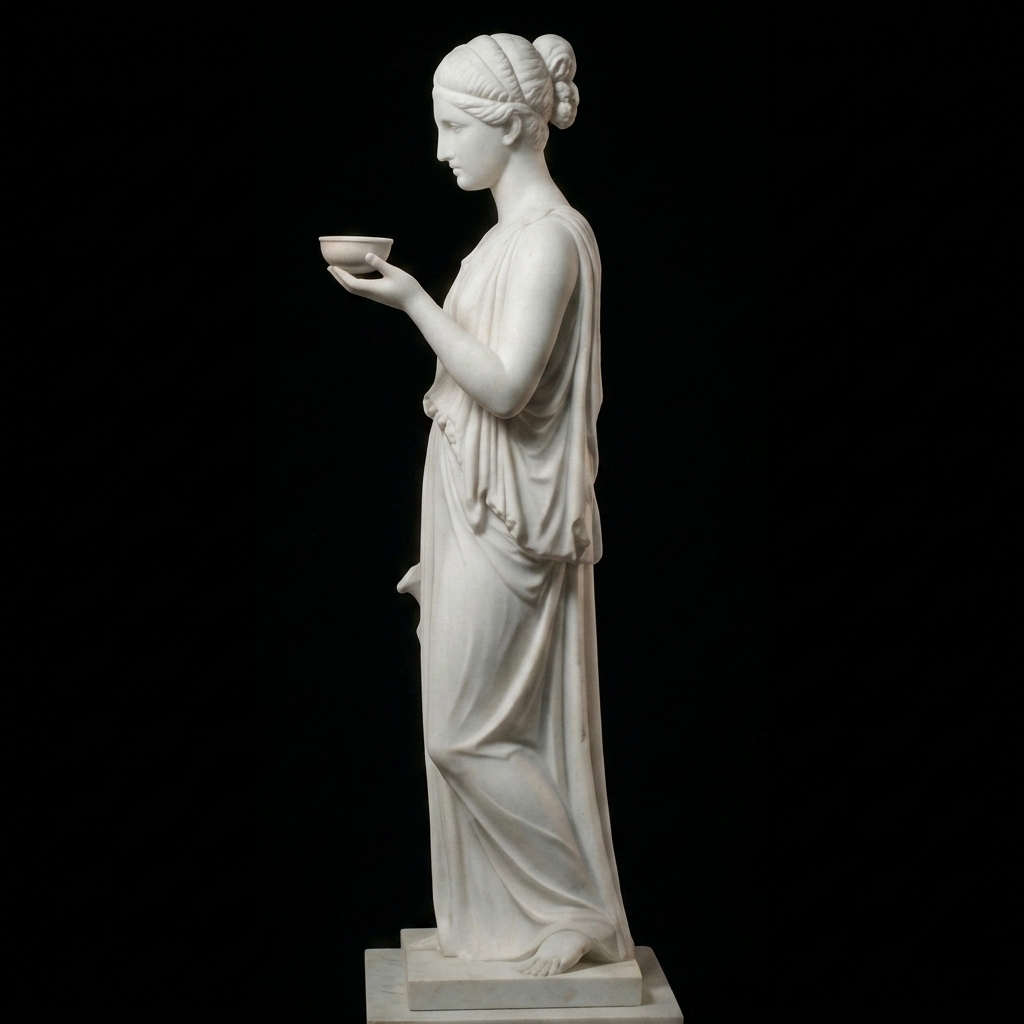Hebe by Bertel Thorvaldsen – Classical Marble Sculpture