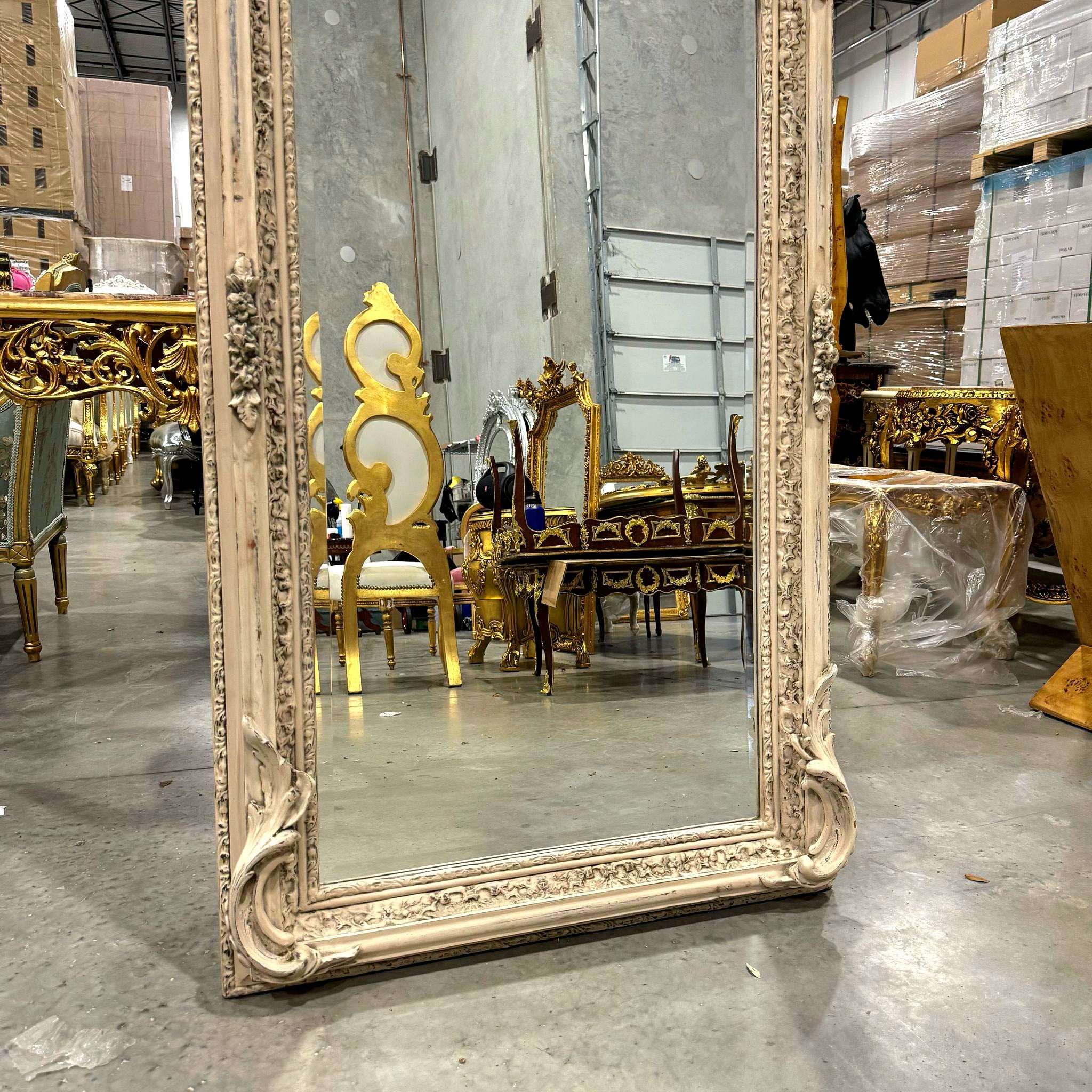 French Style Birds Floor Mirror 5 Feet Tall Home Decor Mirror