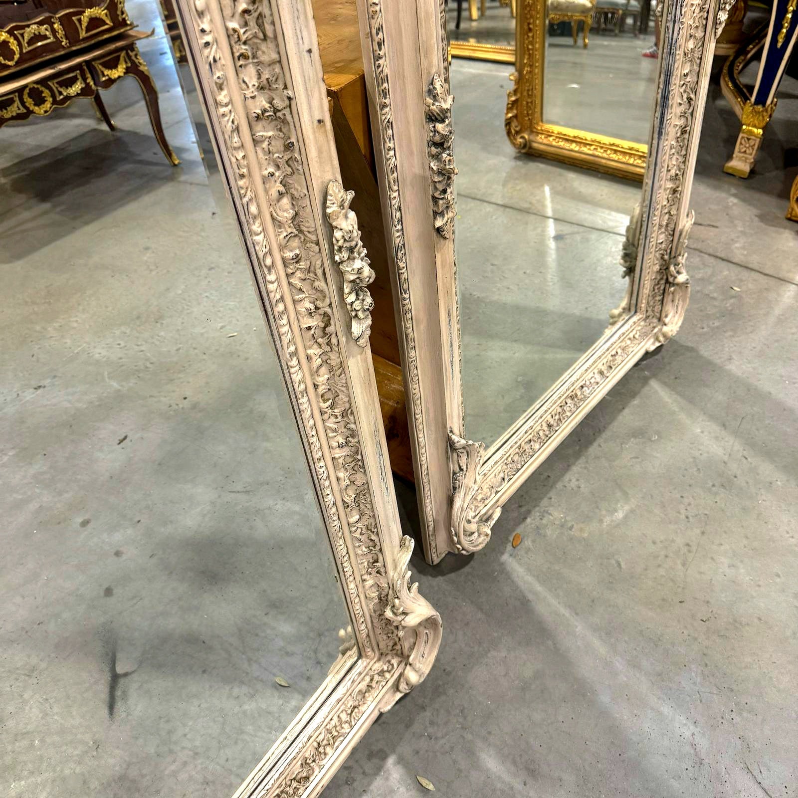 Birds Floor Mirror SET *2 mirrors* French Style 5 Feet Tall