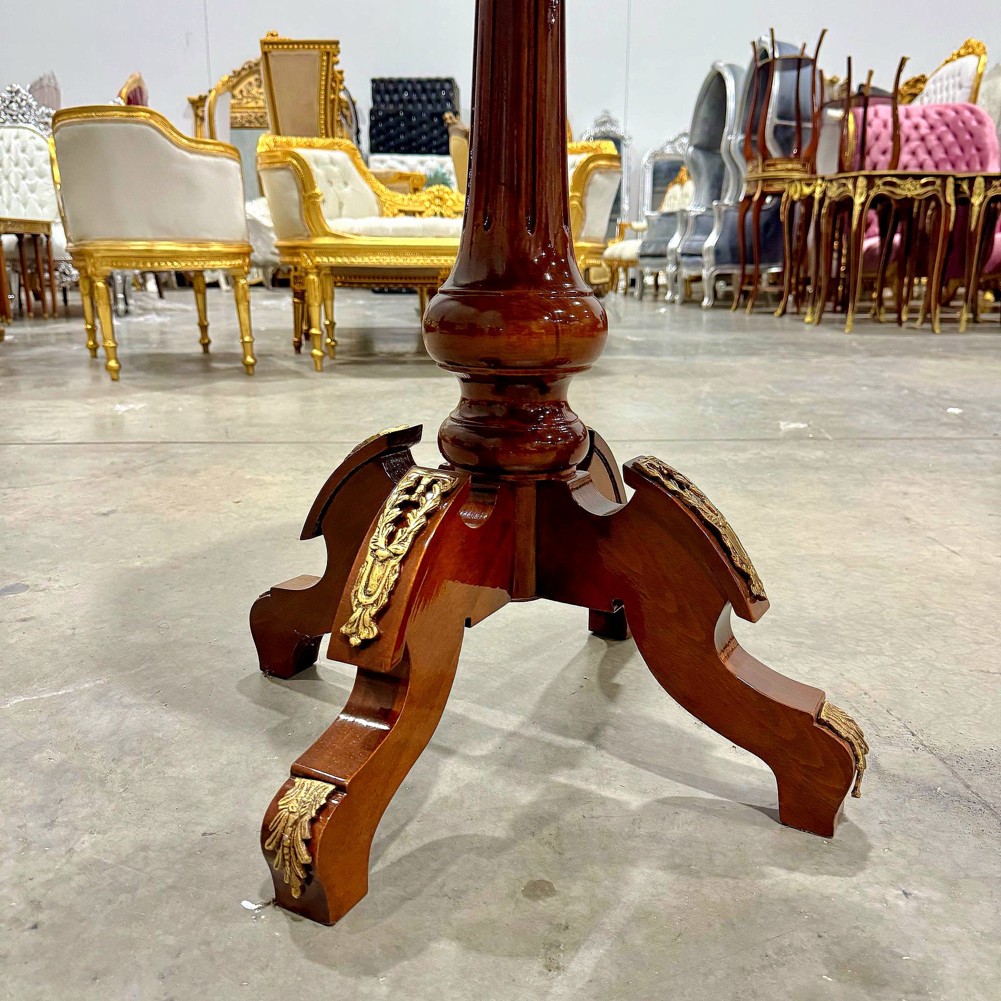 Bedside Table *Only one available* Marquetry French Side Table Louis XV Style