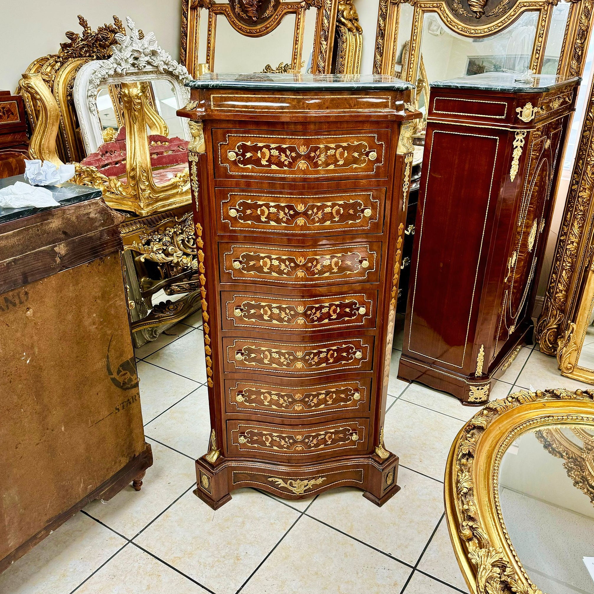 Commode Boullé Style Chiffonier Napoleon III style Furniture Interior design
