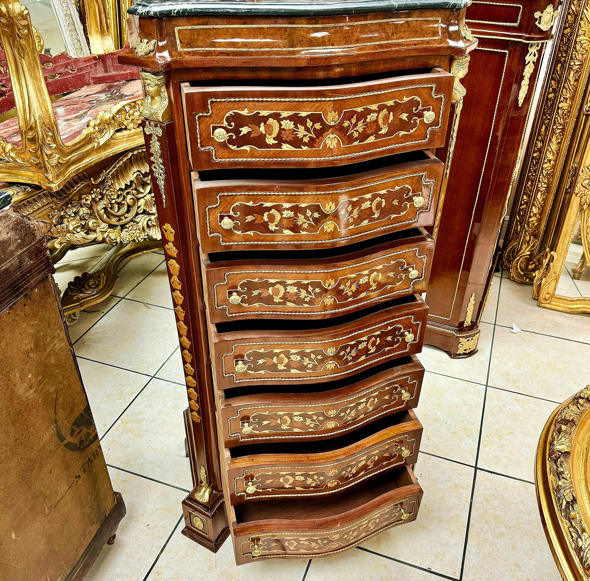 Commode Boullé Style Chiffonier Napoleon III style Furniture Interior design