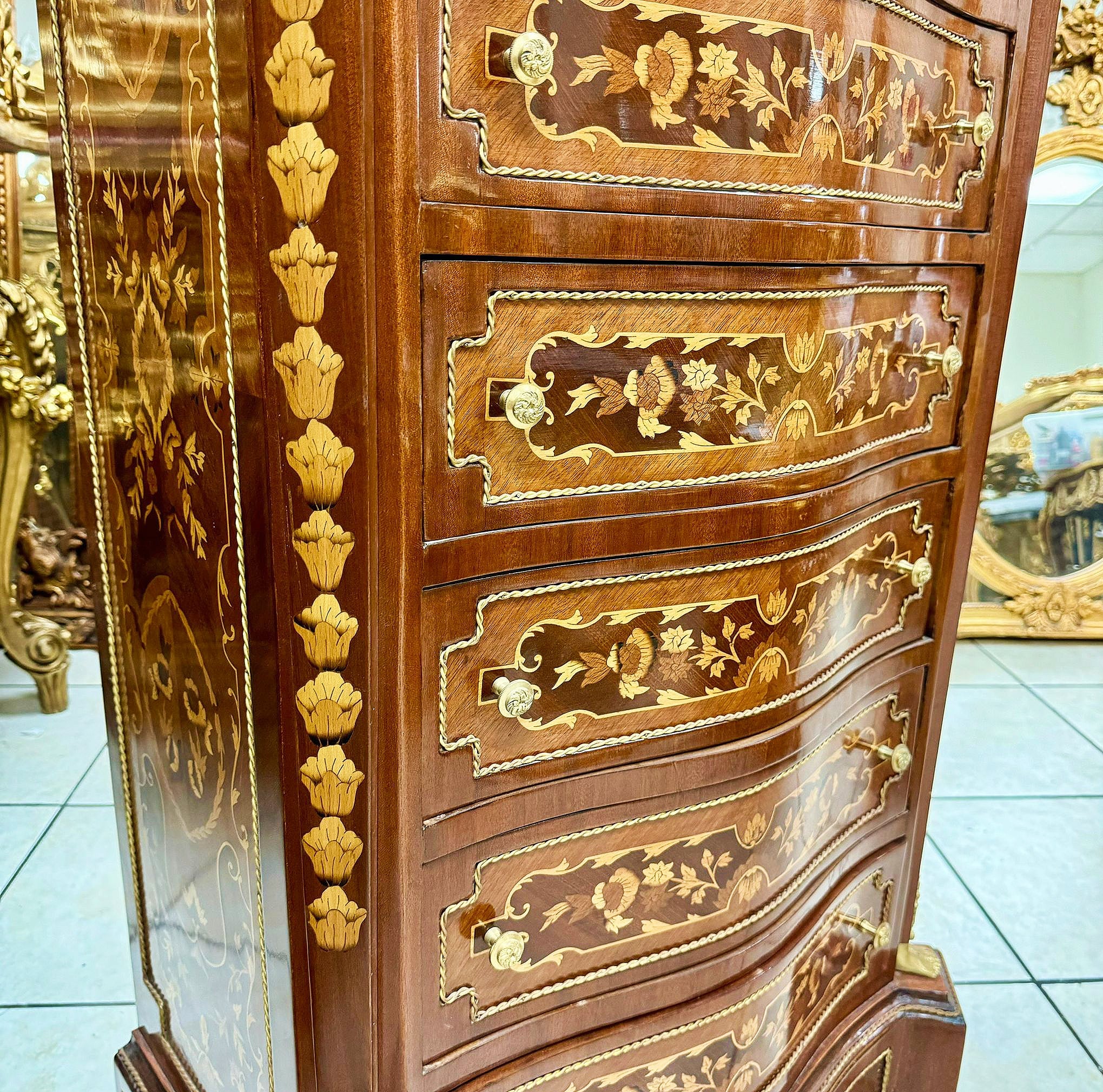 Commode Boullé Style Chiffonier Napoleon III style Furniture Interior design