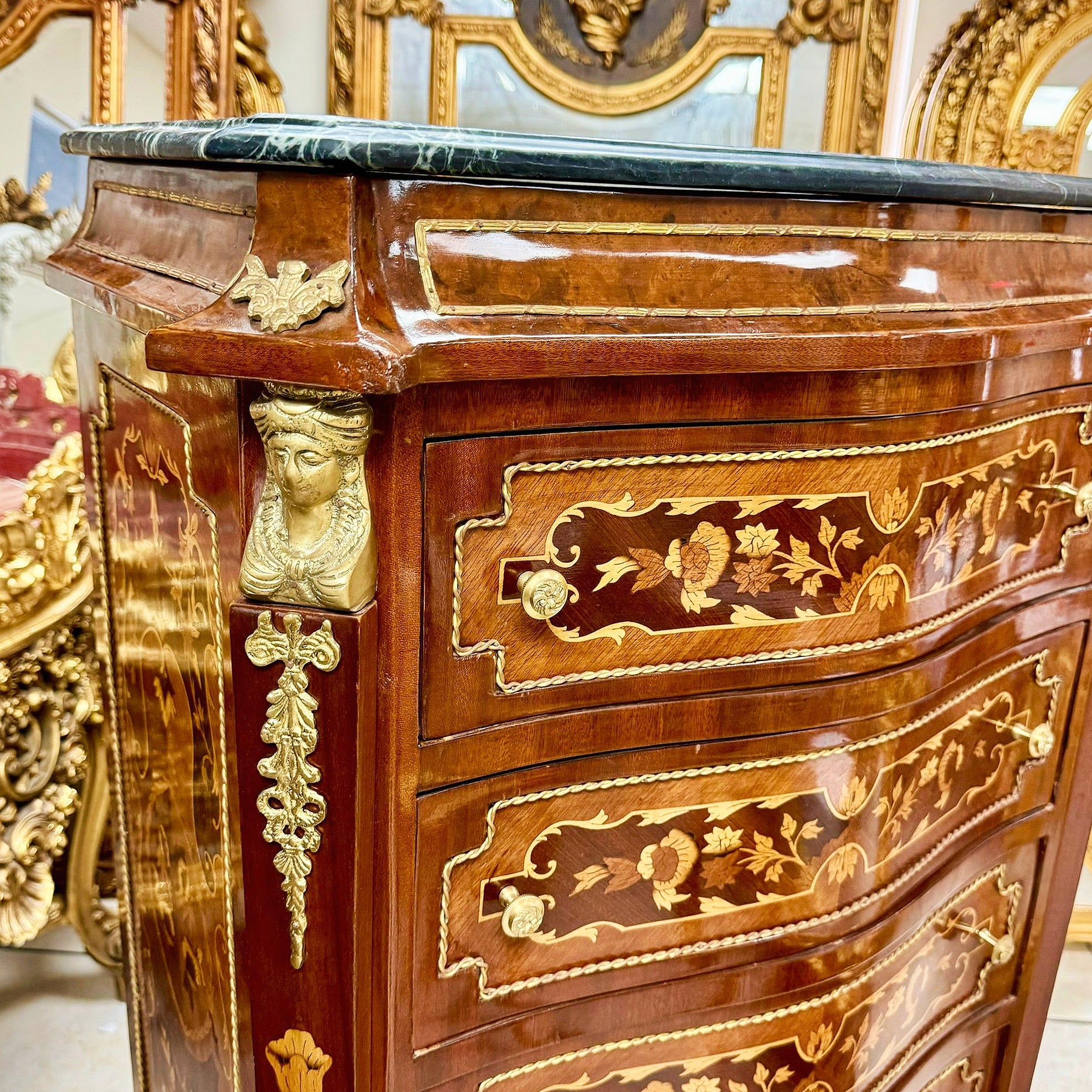 Commode Boullé Style Chiffonier Napoleon III style Furniture Interior design