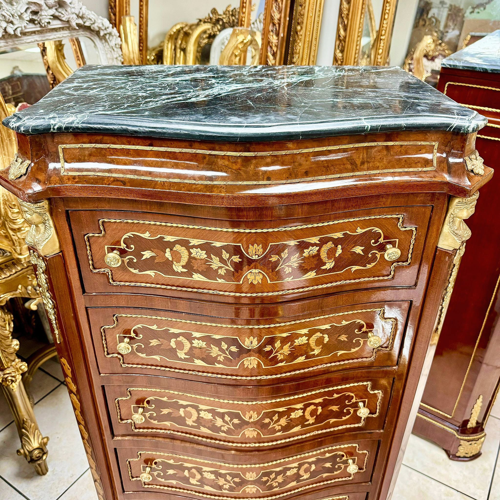 Commode Boullé Style Chiffonier Napoleon III style Furniture Interior design