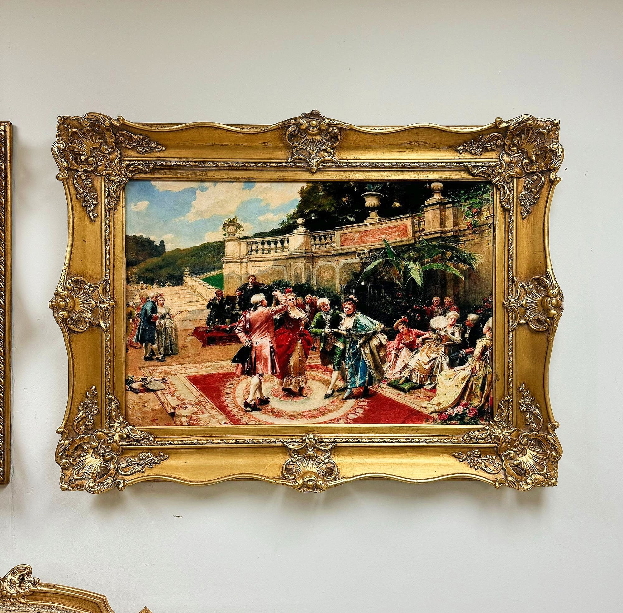 Wall Art Print Wall Painting Print *Print on Cotton Fabric* Old Picture