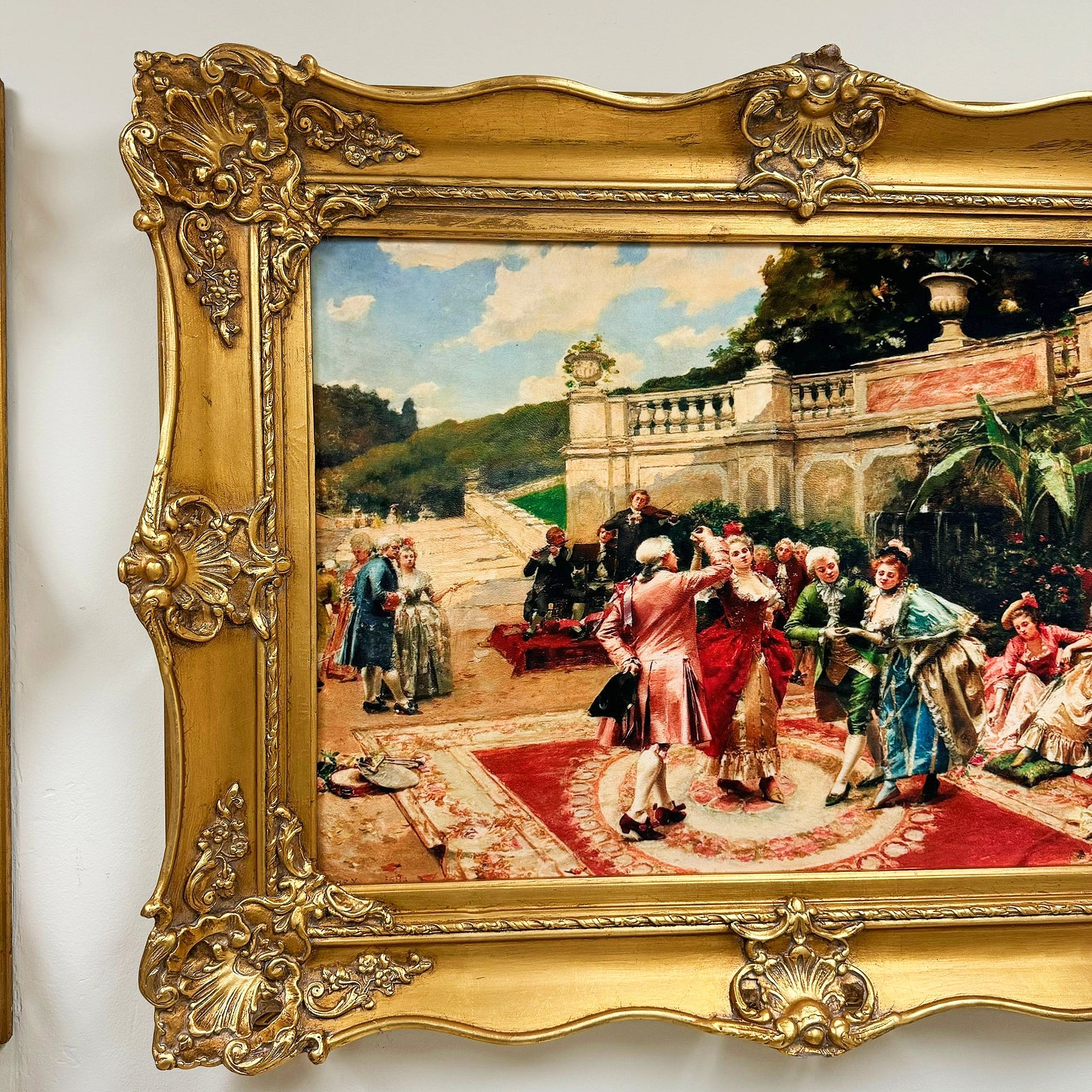 Wall Art Print Wall Painting Print *Print on Cotton Fabric* Old Picture