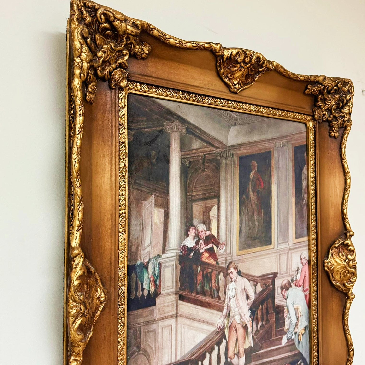 Wall Print Wall Art Picture for Living Room 35.5"H *Print on Cotton Fabric*
