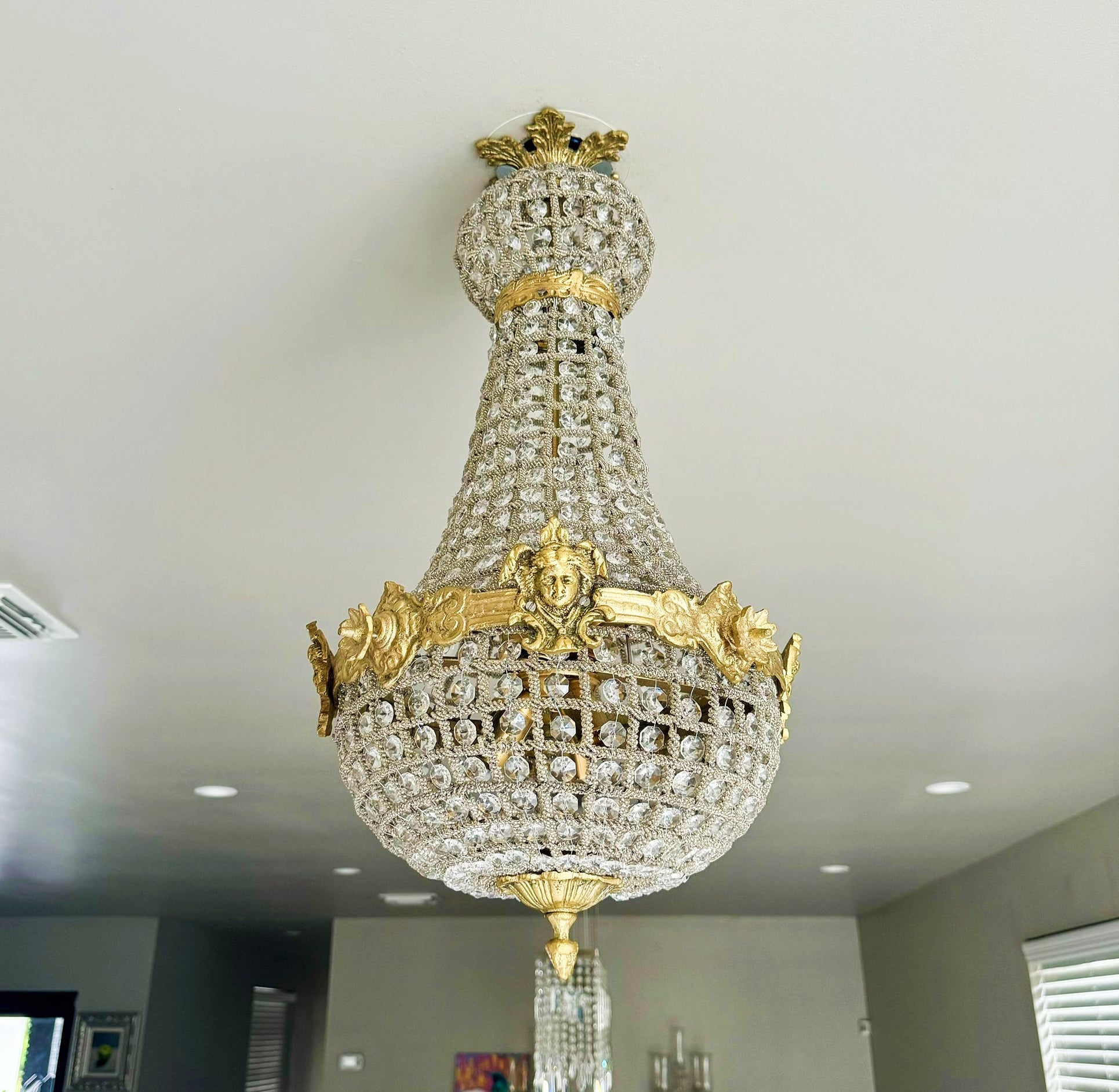 French Style Chandelier *2 Available* Gold Details Lighting Furniture