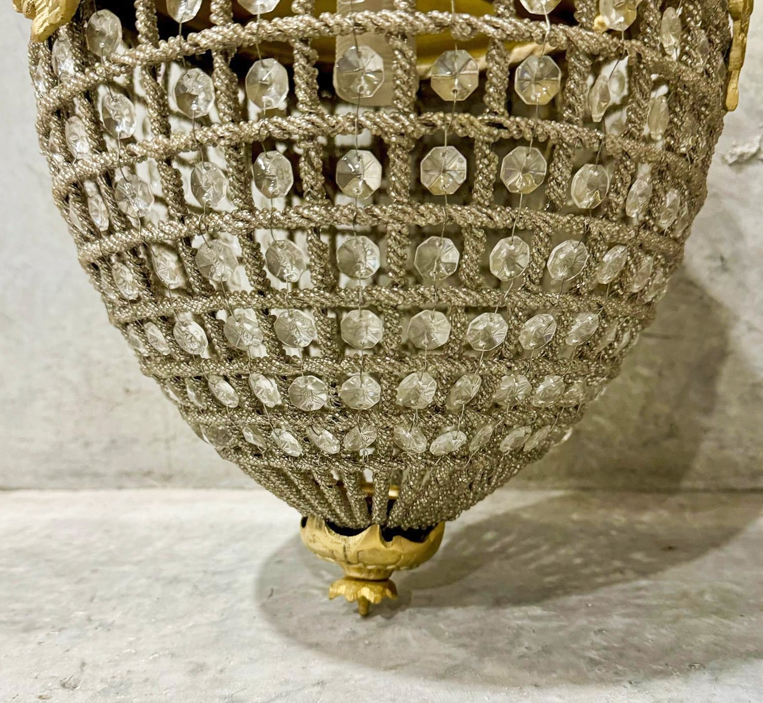 French Empire Style Pear Shaped Chandeliers