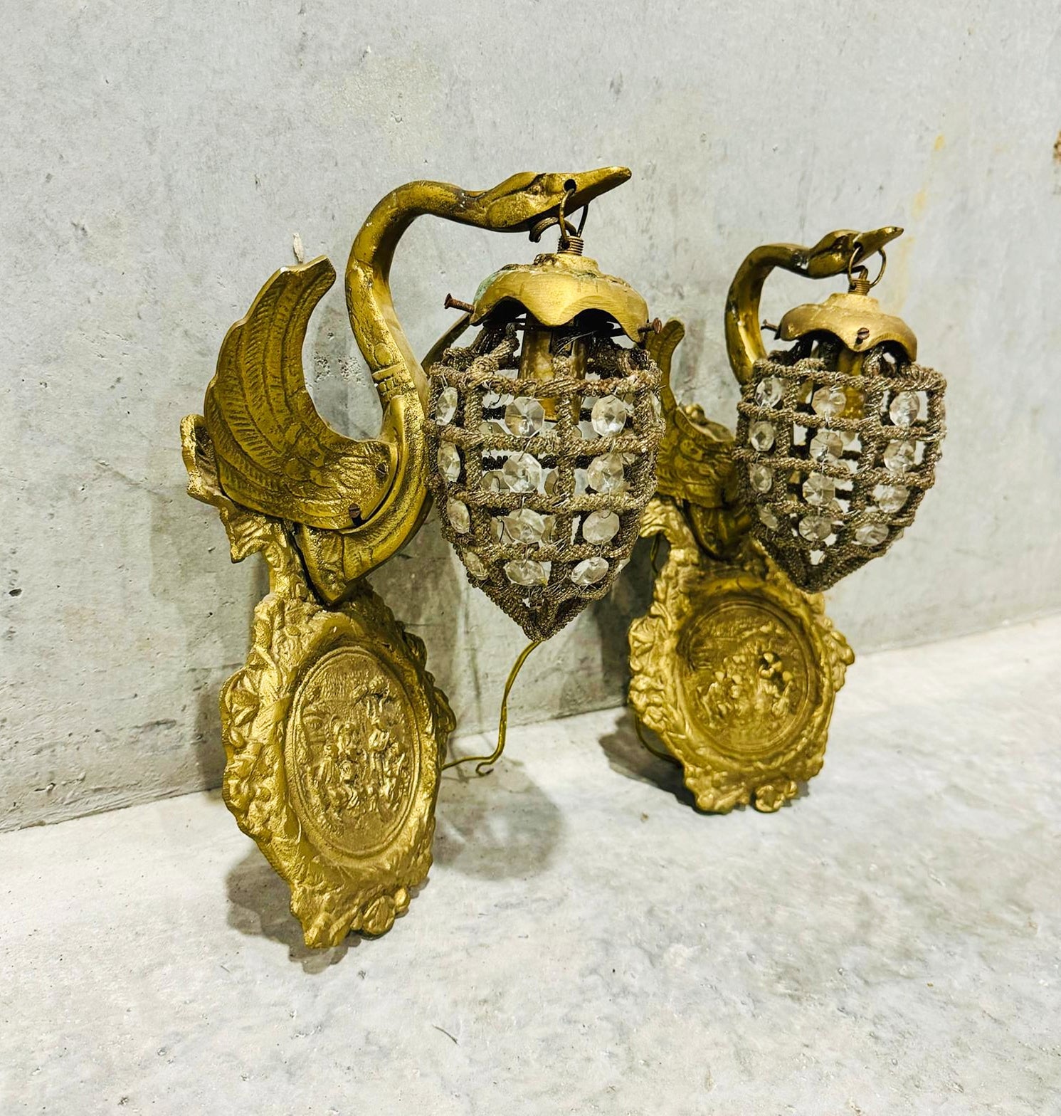 Baroque Style French Sconces - a Pair