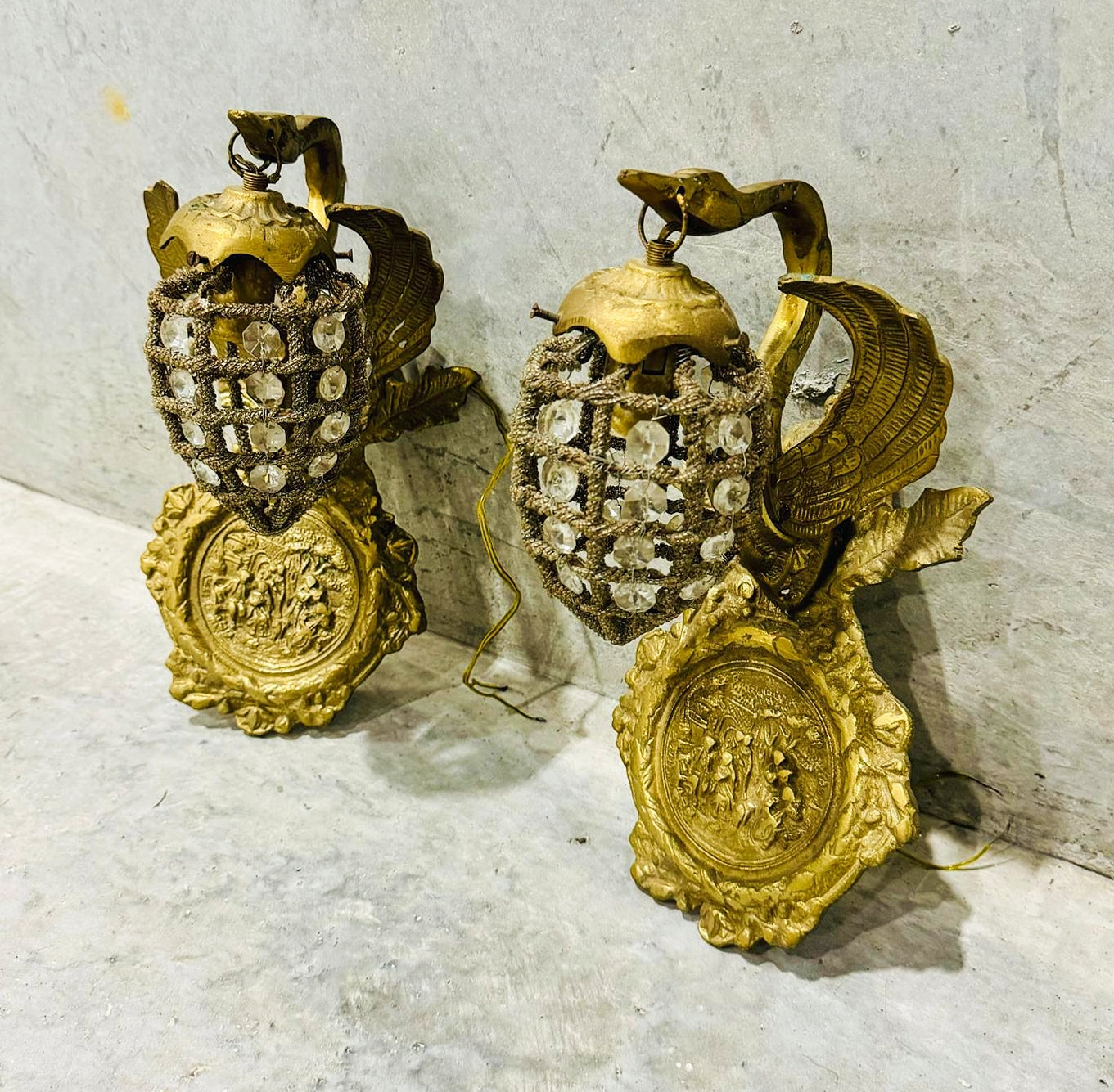 Baroque Style French Sconces - a Pair
