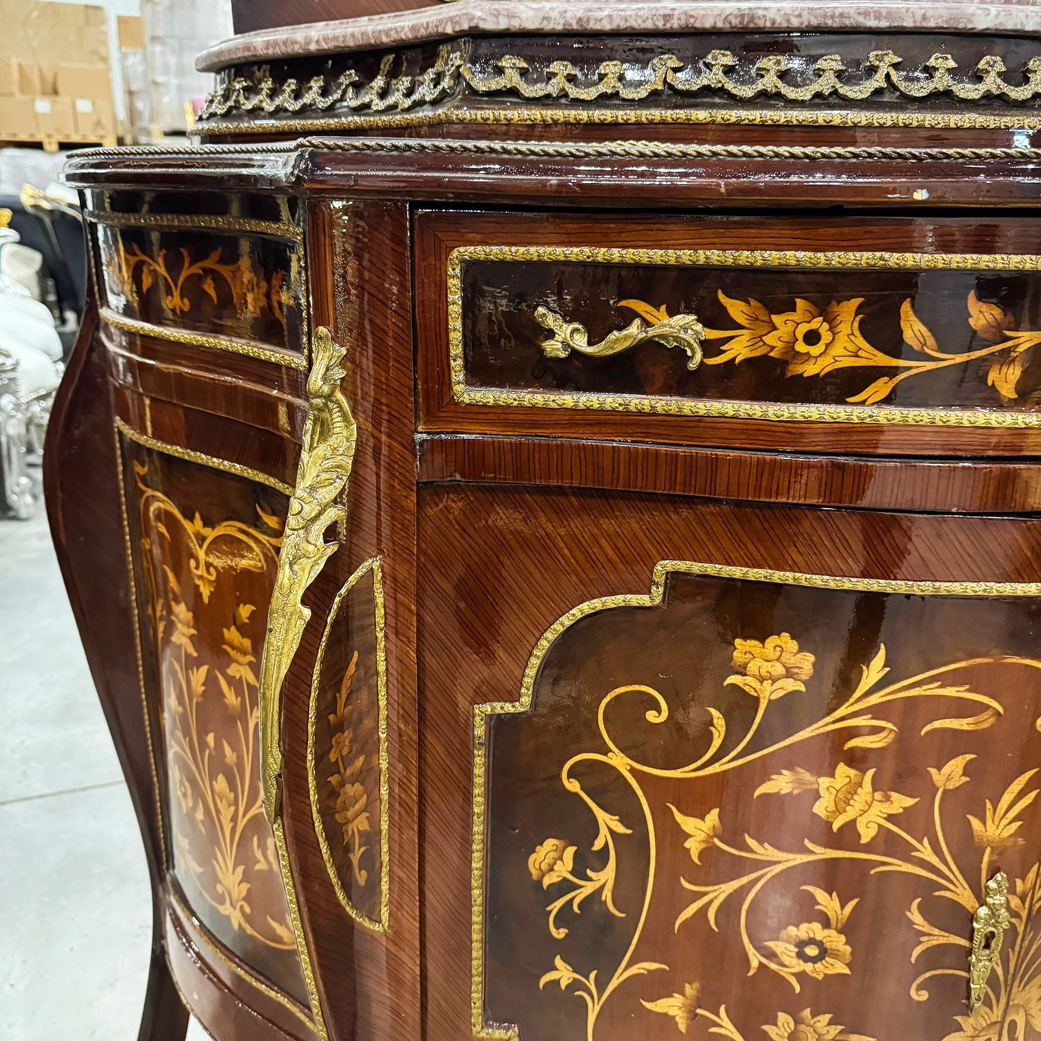 Commode Marble topped French Louis XVI Style Furniture Interior design