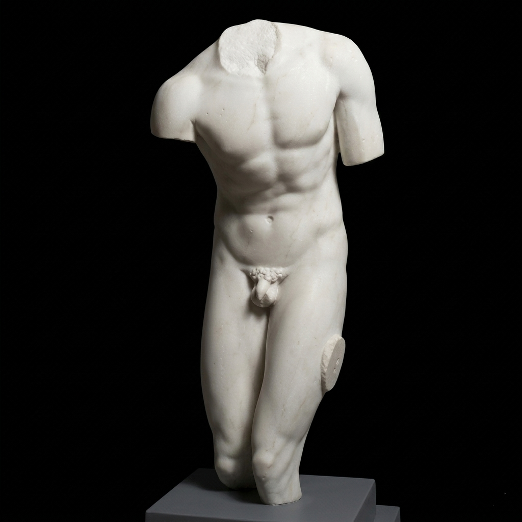 The Valentini Torso – Classical Marble Male Sculpture