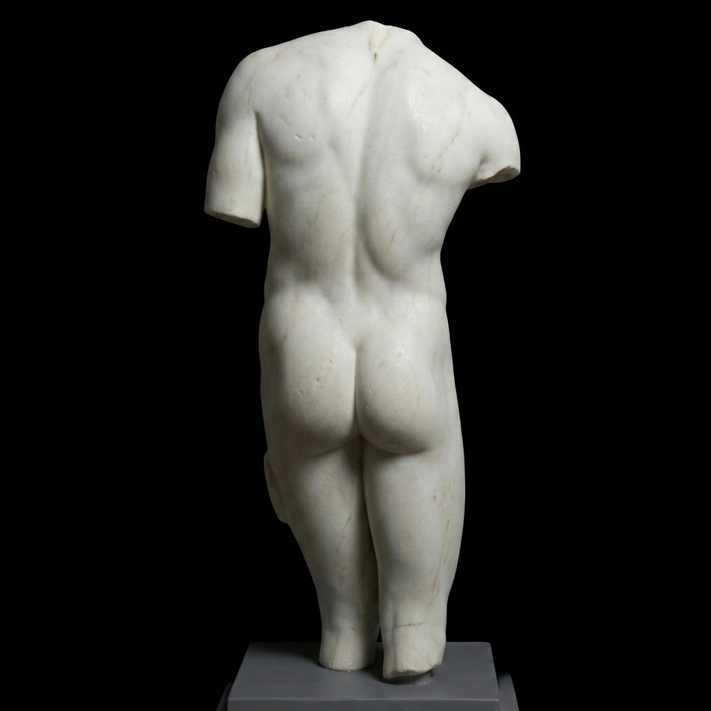 The Valentini Torso – Classical Marble Male Sculpture