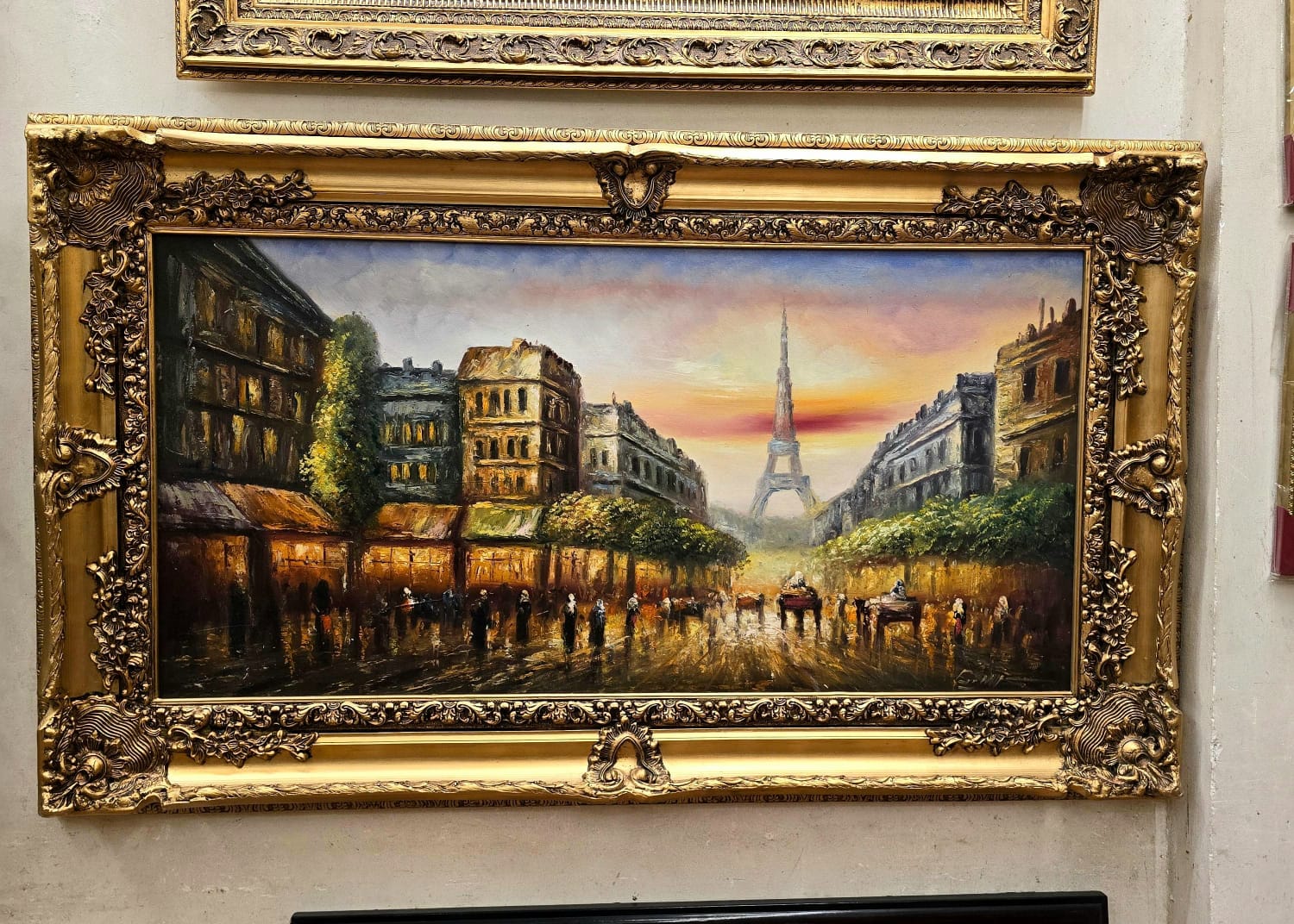 Wall Art Print on Cotton Fabric – Old Picture