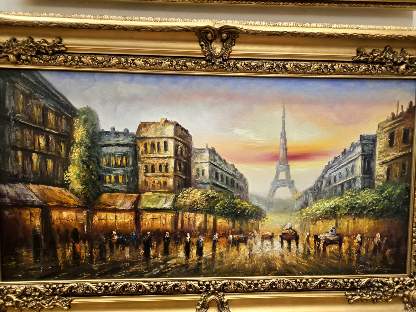 Wall Art Print on Cotton Fabric – Old Picture